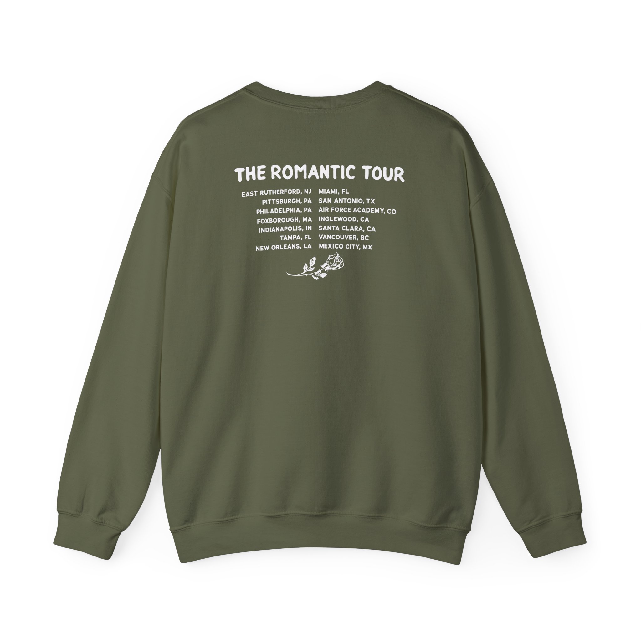 Bruno Mars the Romantic Tour Unisex Heavy Blend™ Crewneck Sweatshirt - Image 8