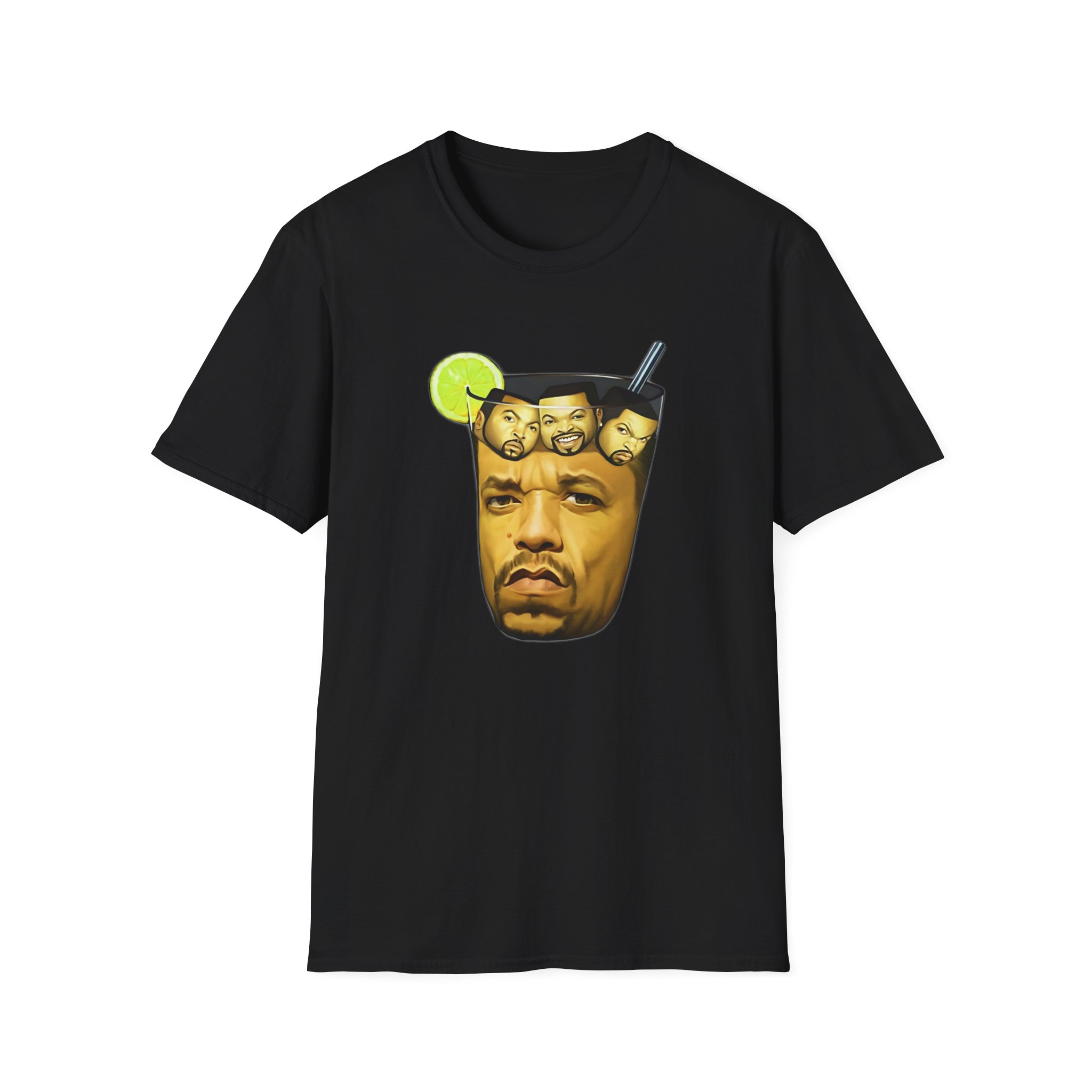 Ice Cube In Iced Tea Unisex Softstyle T-Shirt