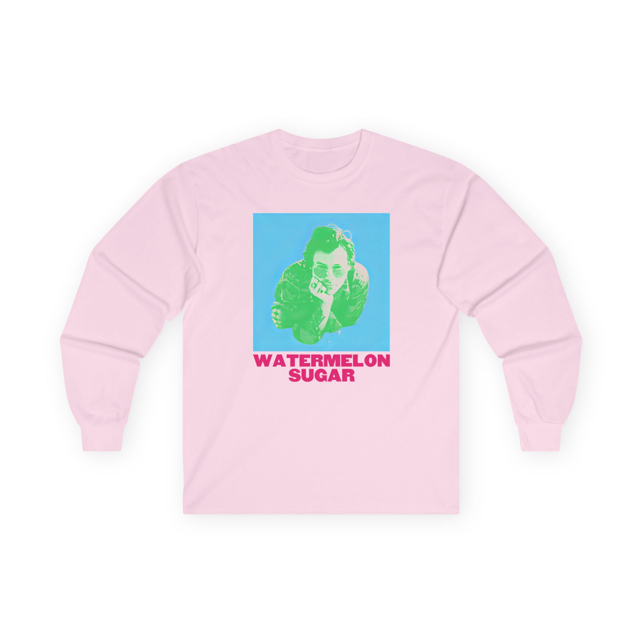 Love on Tour Watermelon Sugar Unisex Ultra Cotton Long Sleeve Tee - Image 5