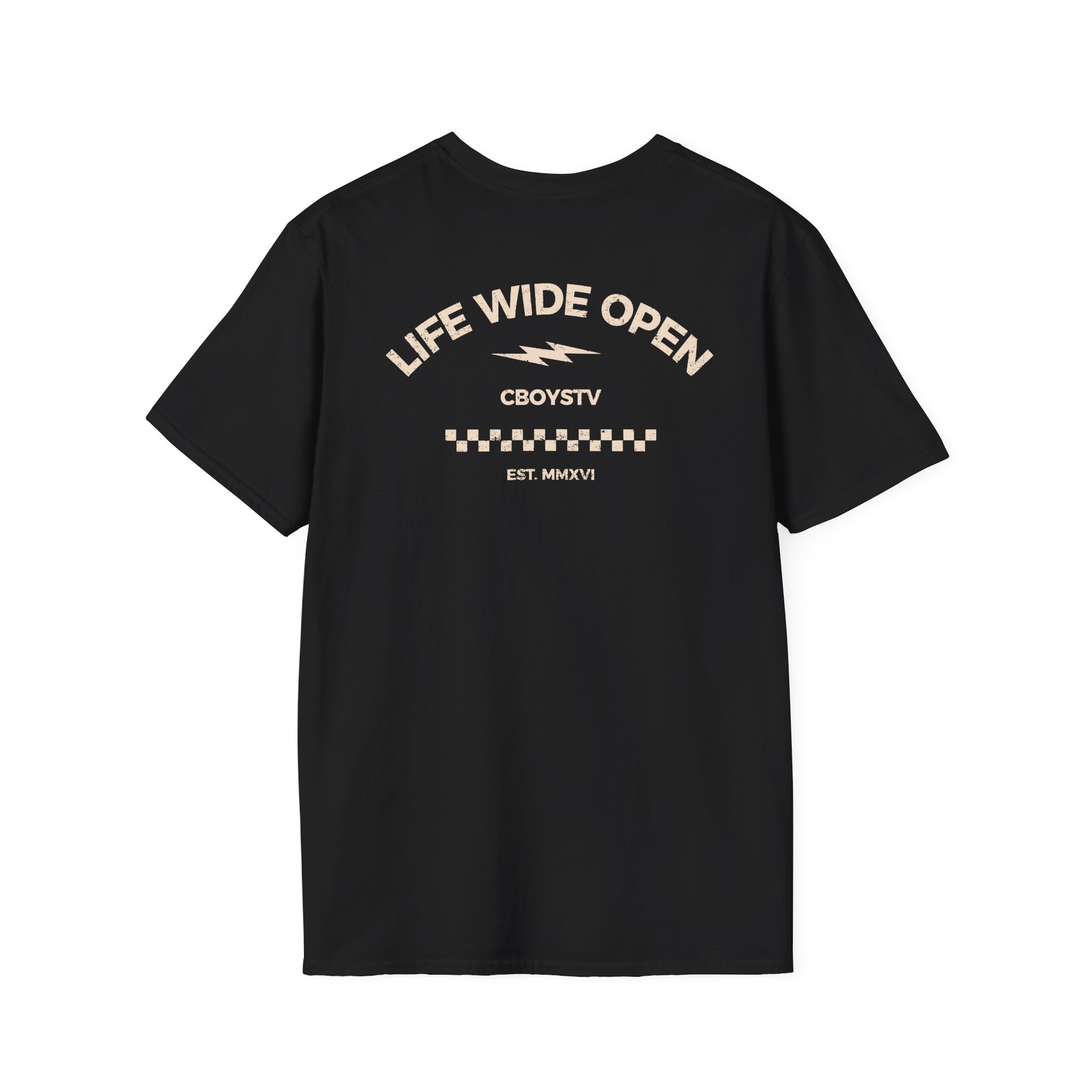 Cboystv Checkered Tournament Unisex Softstyle T-Shirt - Image 2