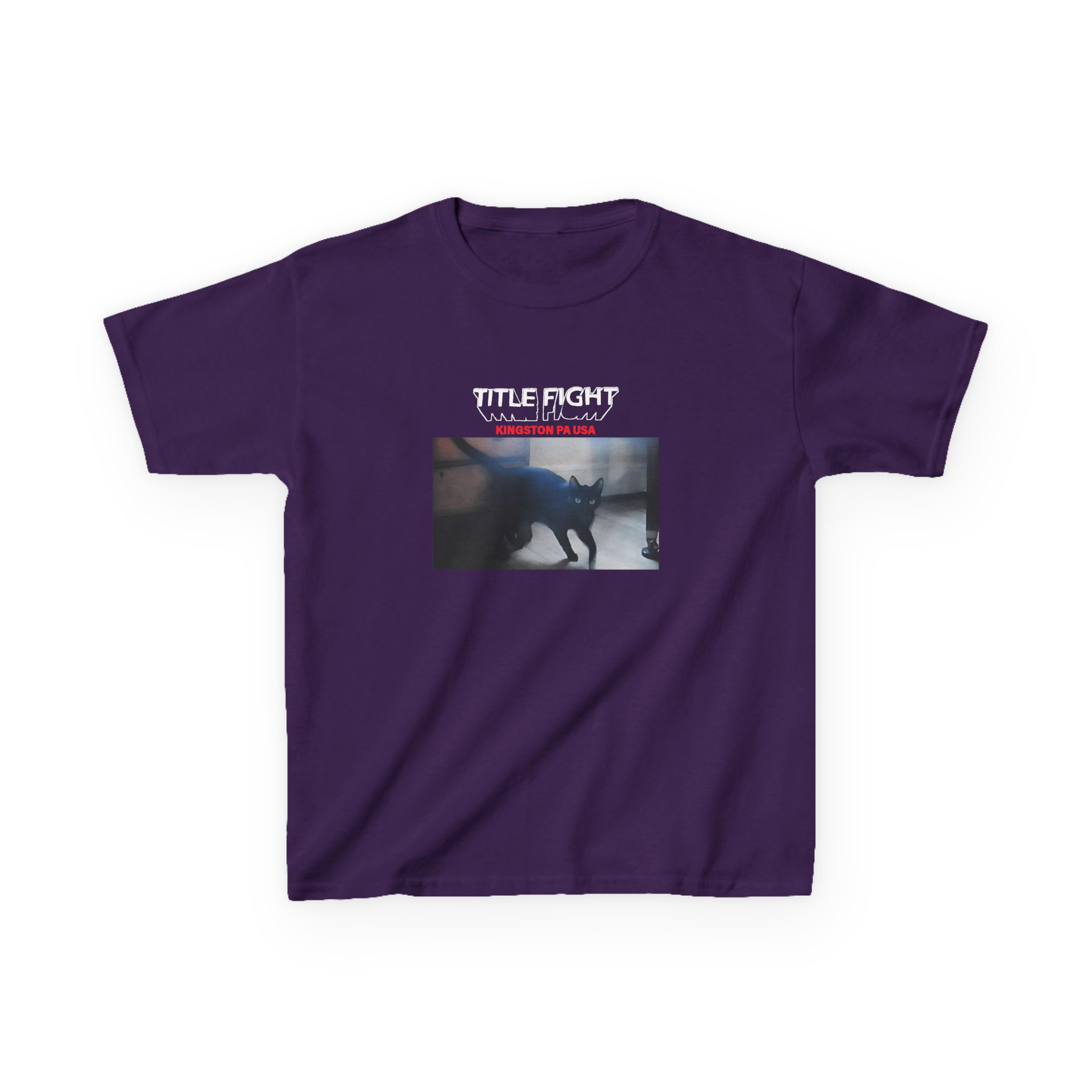 Kids Cold Cuts Title Fight Kingston Cat Heavy Cotton™ Tee - Image 17