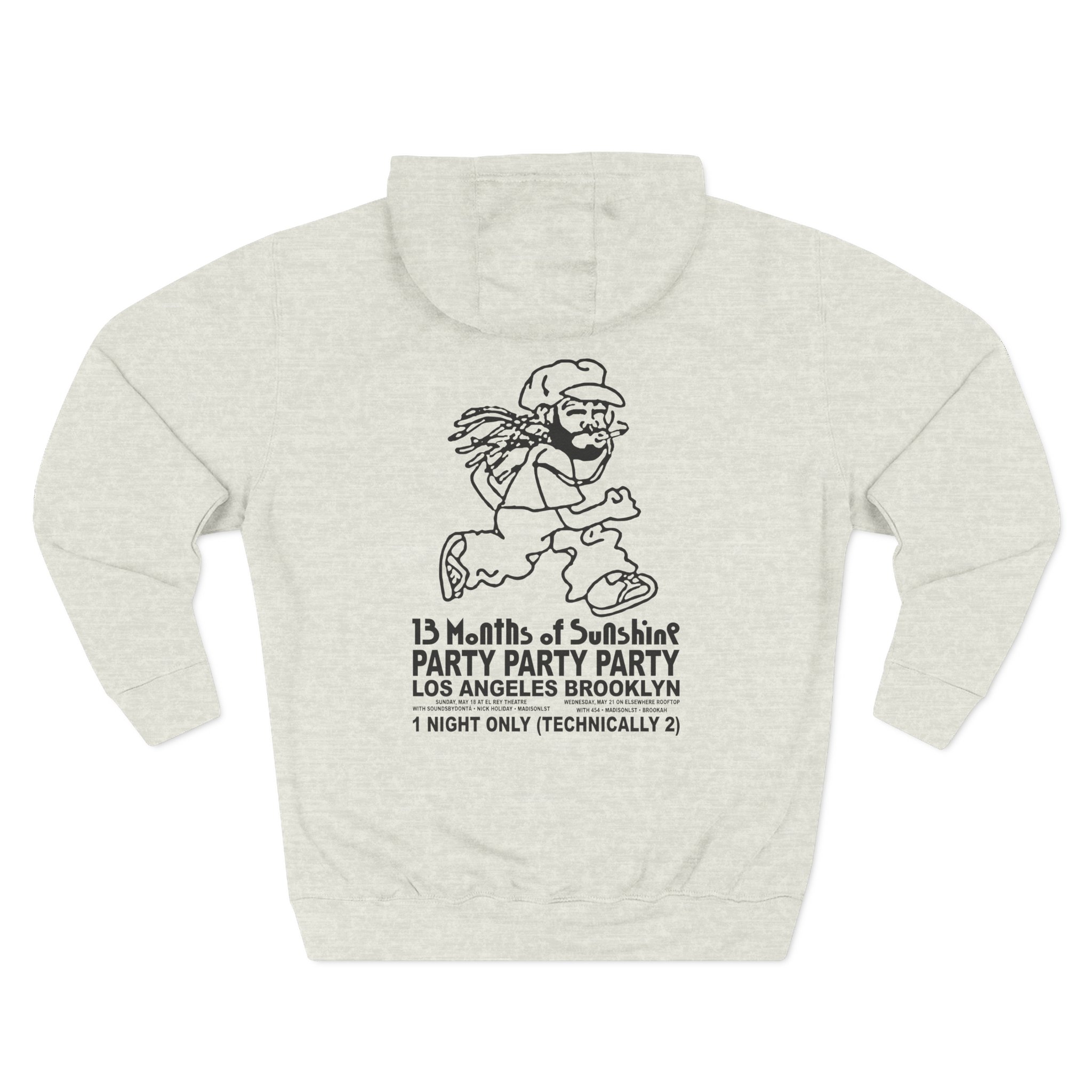 Aminé 13 Seasons Show Three-Panel Fleece Hoodie - Image 10
