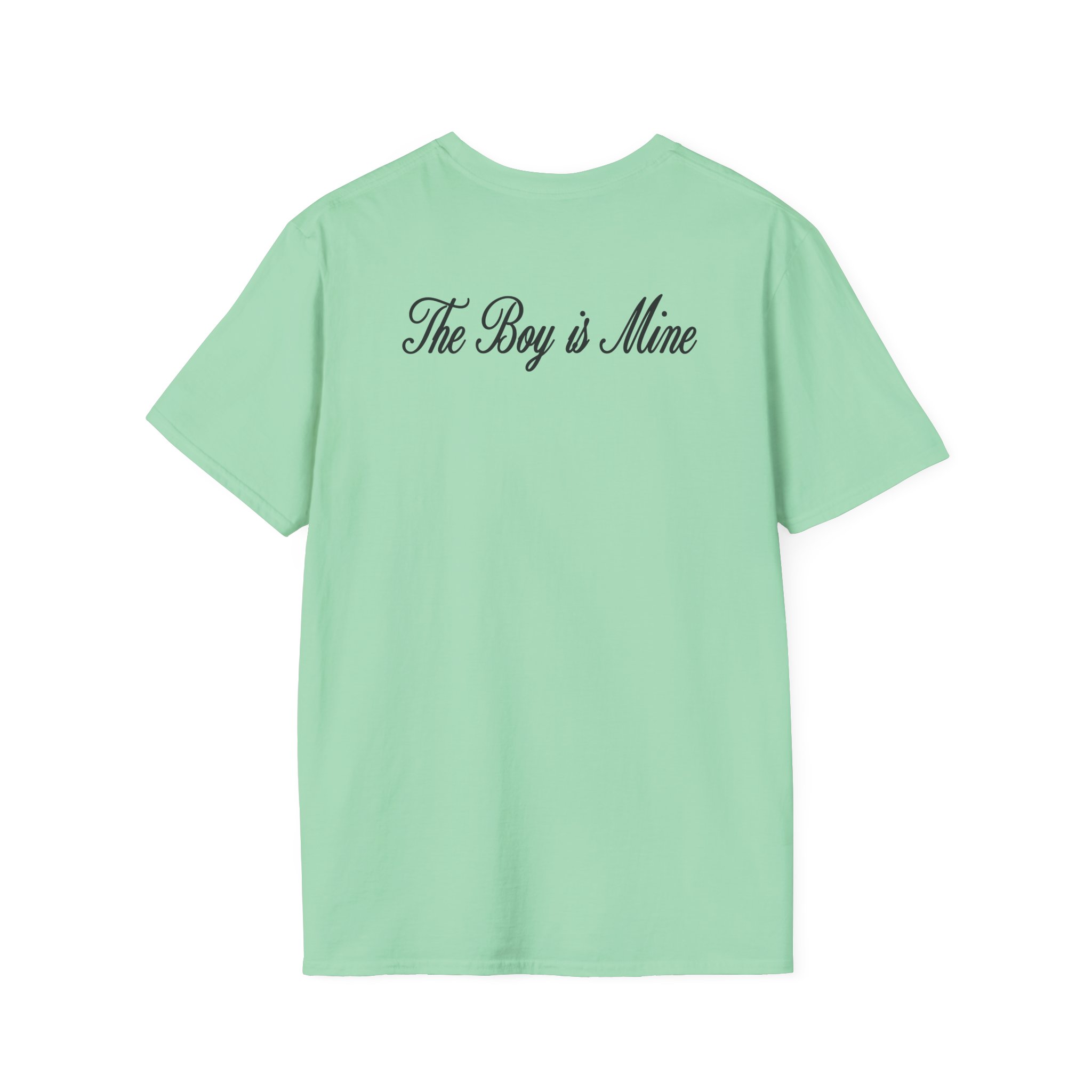 AG the boy is mine Unisex Softstyle T-Shirt - Image 14