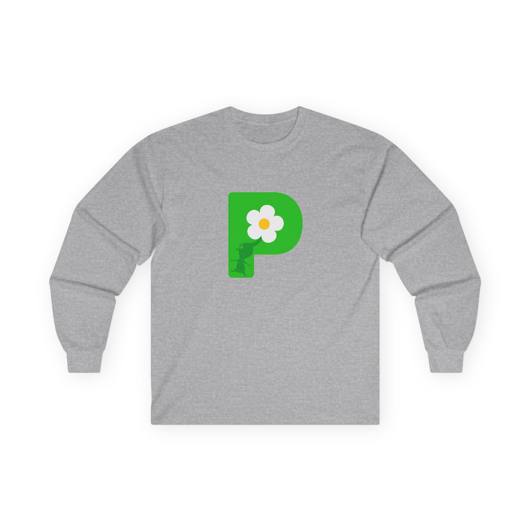 NTD Pikmin Logo Unisex Ultra Cotton Long Sleeve Tee - Image 7