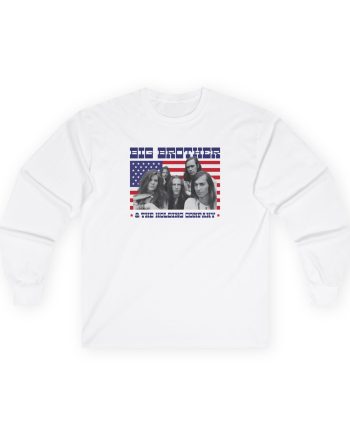 Janis Joplin Big Brother & the Holding Company Unisex Ultra Cotton Long Sleeve Tee
