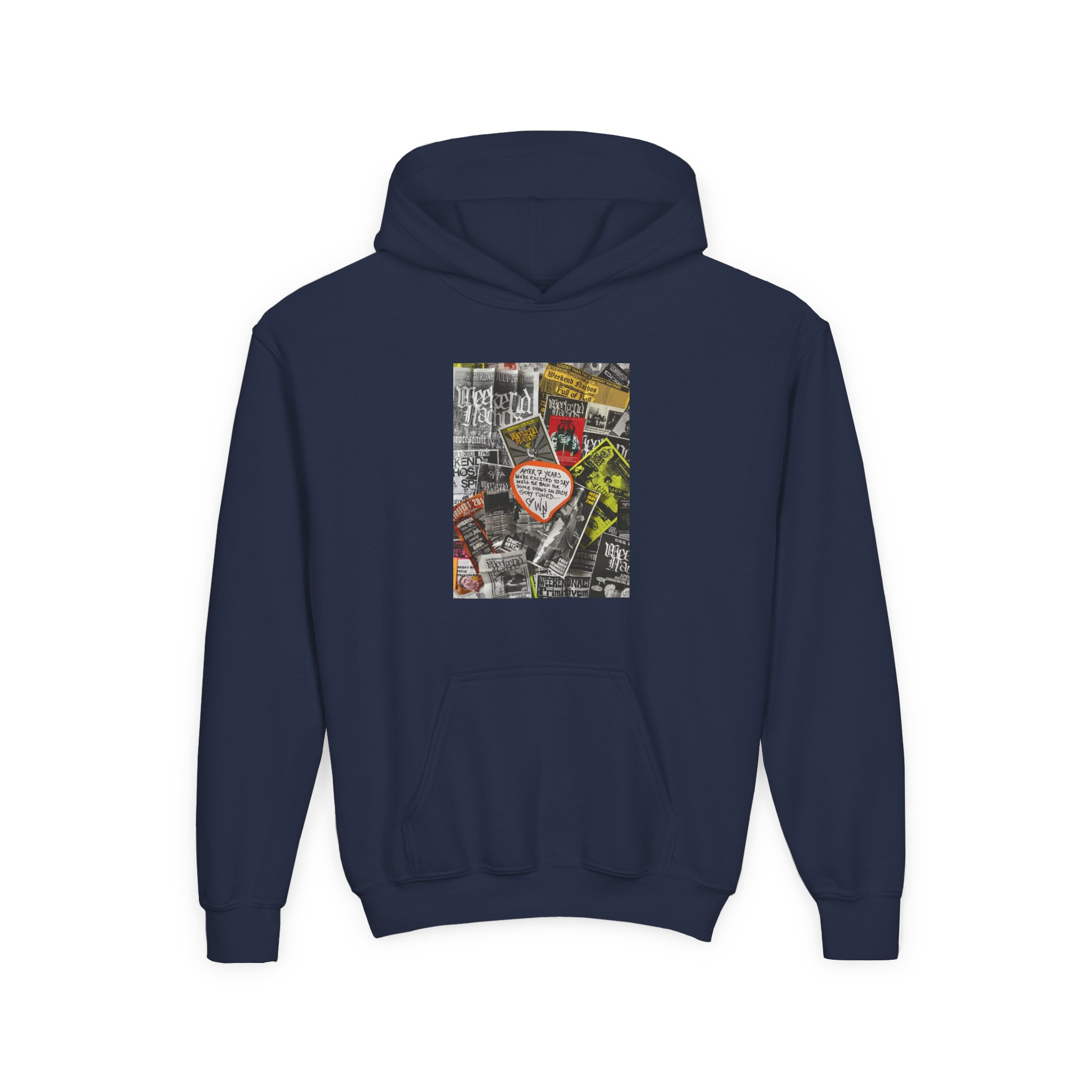 Youth Weekend Nachos Heavy Blend Hooded Sweatshirt - Image 9