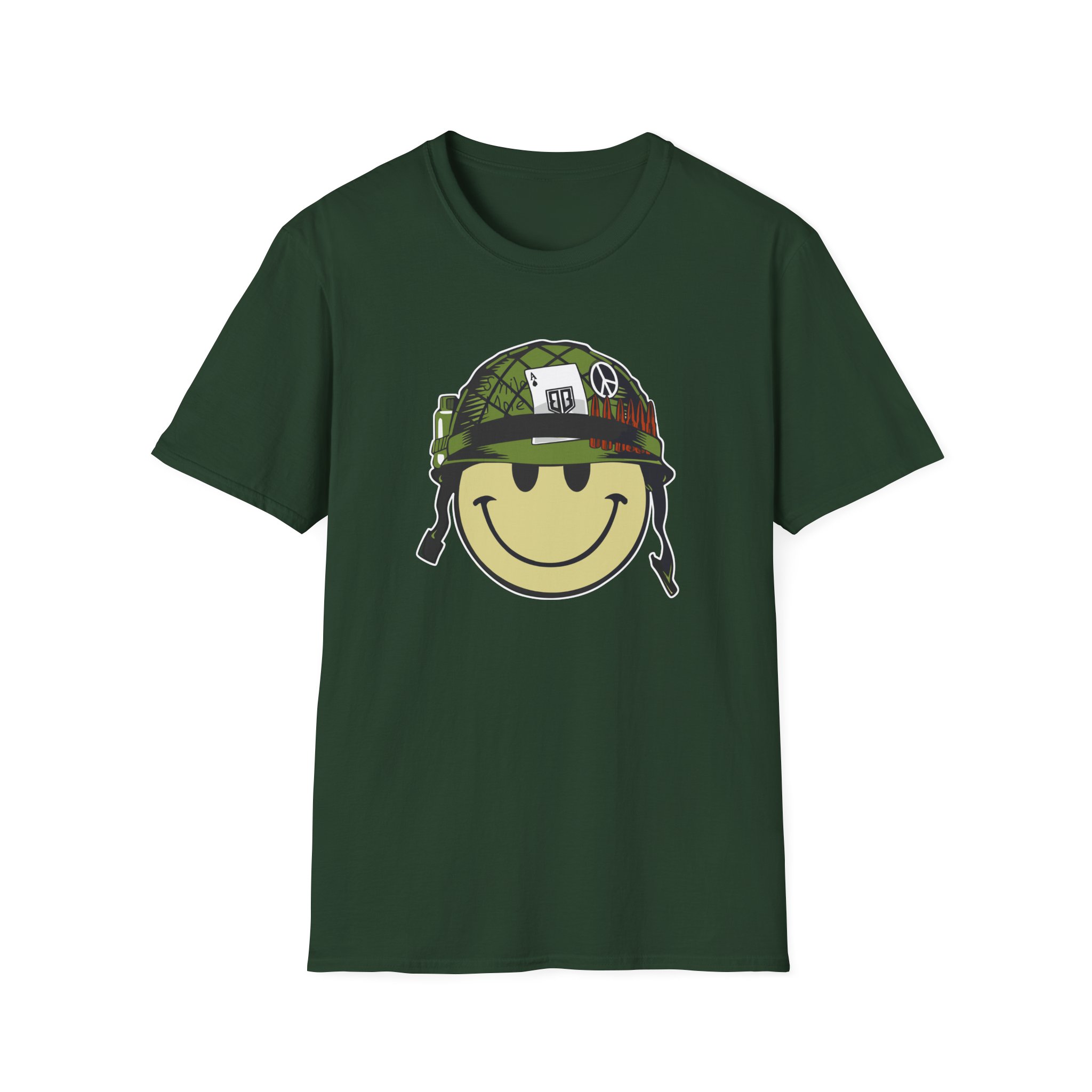 Roman Atwood Smiley Unisex Softstyle T-Shirt - Image 9