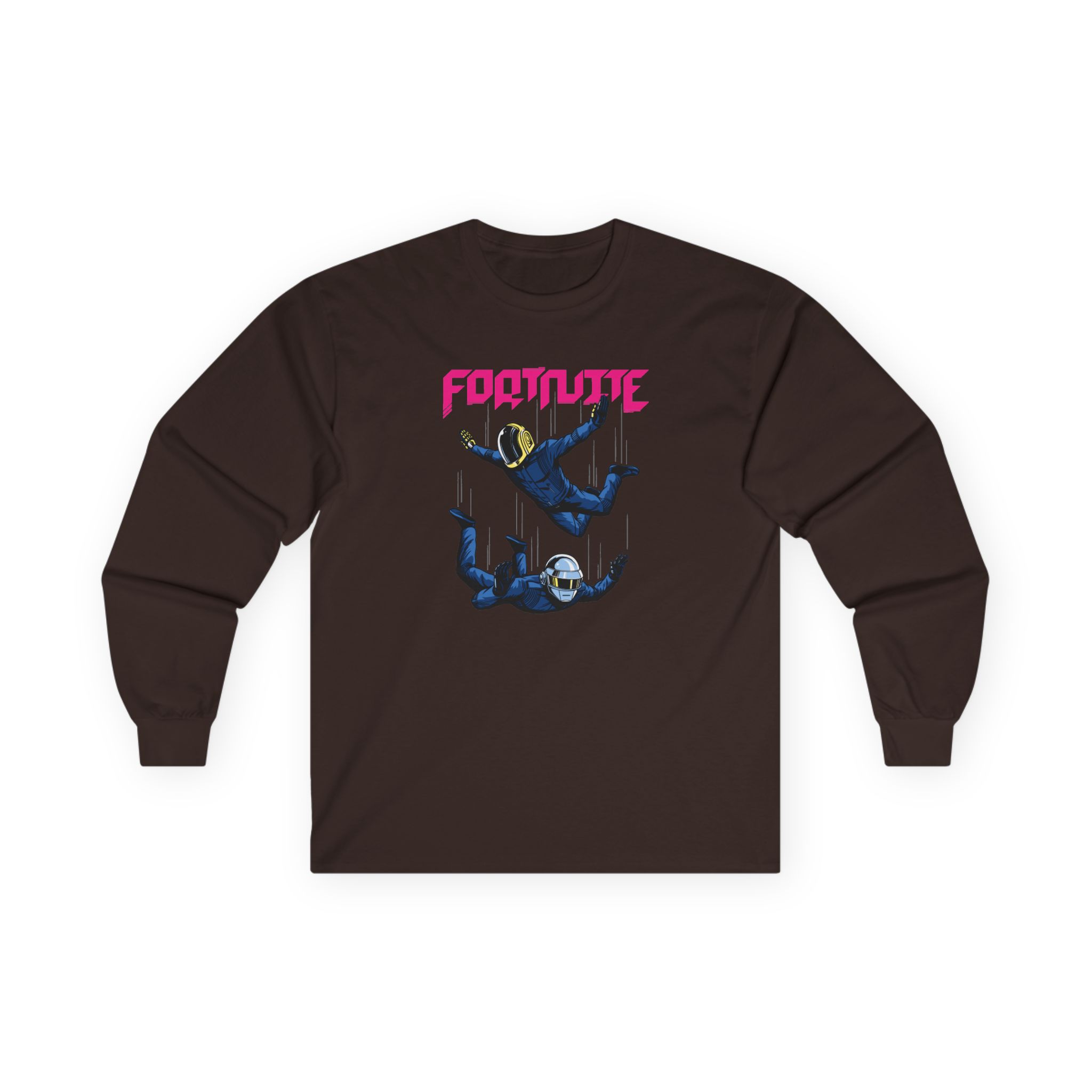 Daft Punk Fortnite X Daft Punk Unisex Ultra Cotton Long Sleeve Tee - Image 3