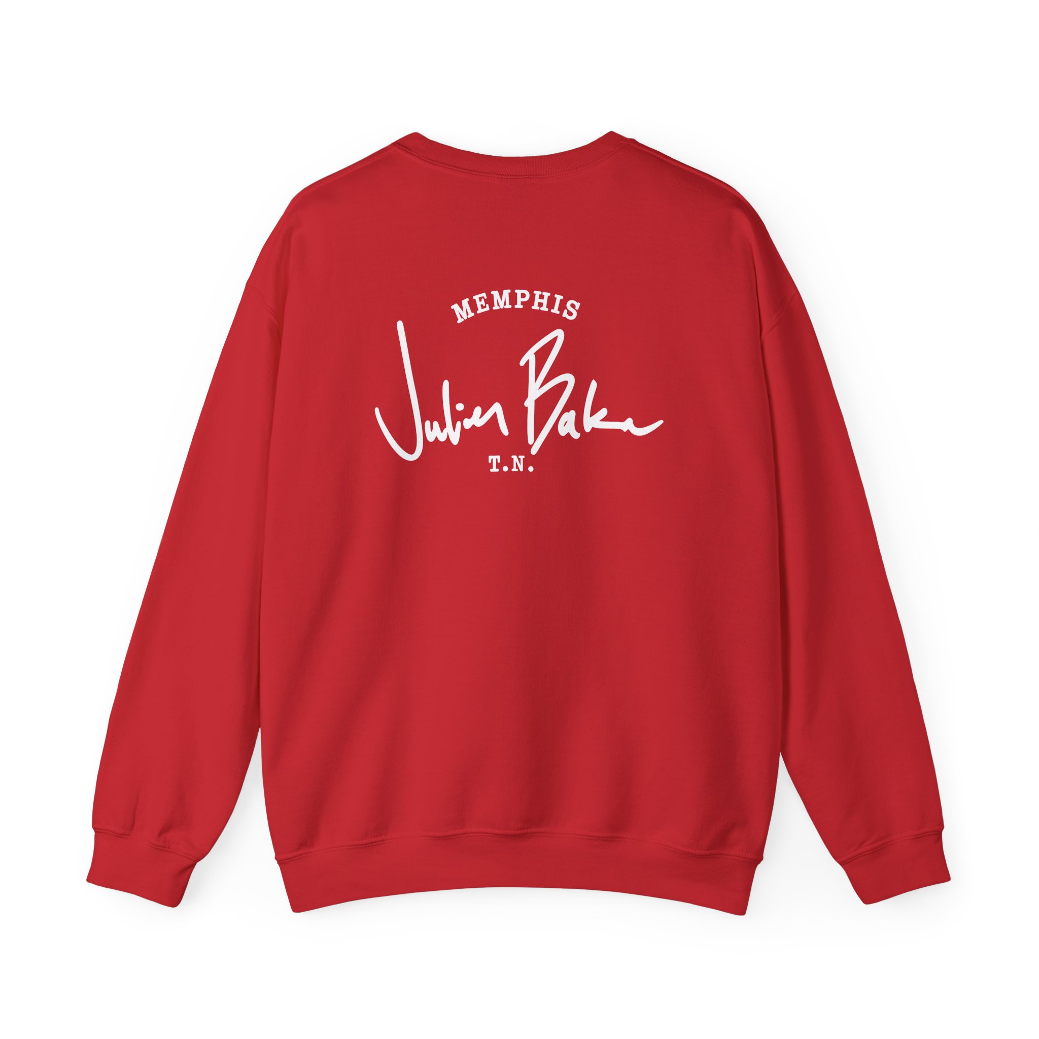 Julien Baker "Work Shirt" Unisex Heavy Blend™ Crewneck Sweatshirt - Image 18