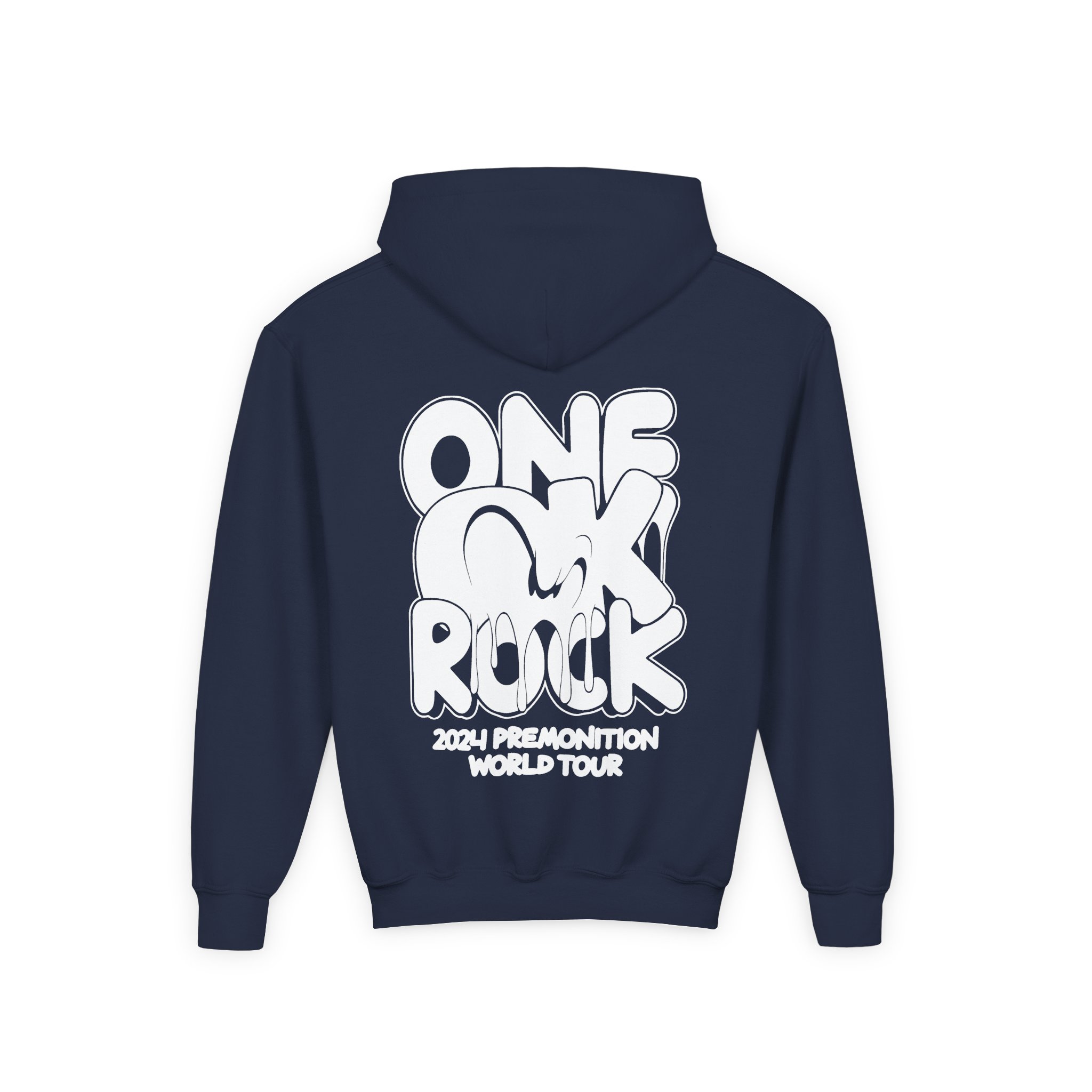 One Ok Rock Premonition World Tour Youth Heavy Blend Hooded Sweatshirt - Image 10
