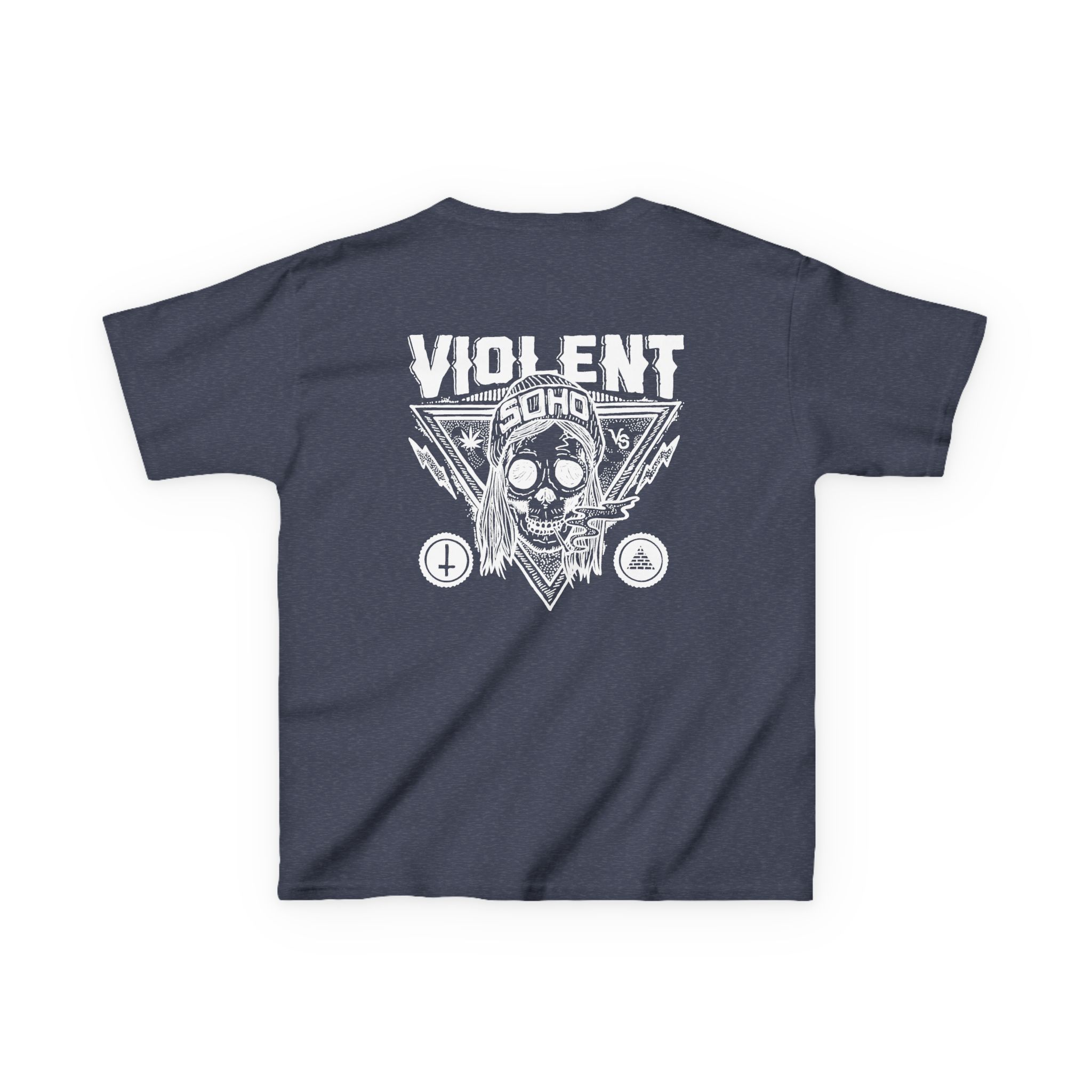 Violent Soho Blazin Skull Kids Heavy Cotton™ Tee - Image 14