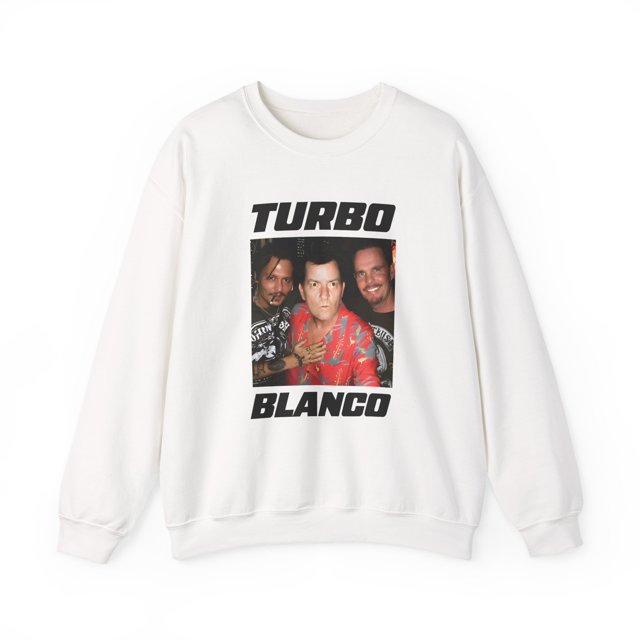 Chris Lorenzo Turbo Blanco Unisex Heavy Blend™ Crewneck Sweatshirt
