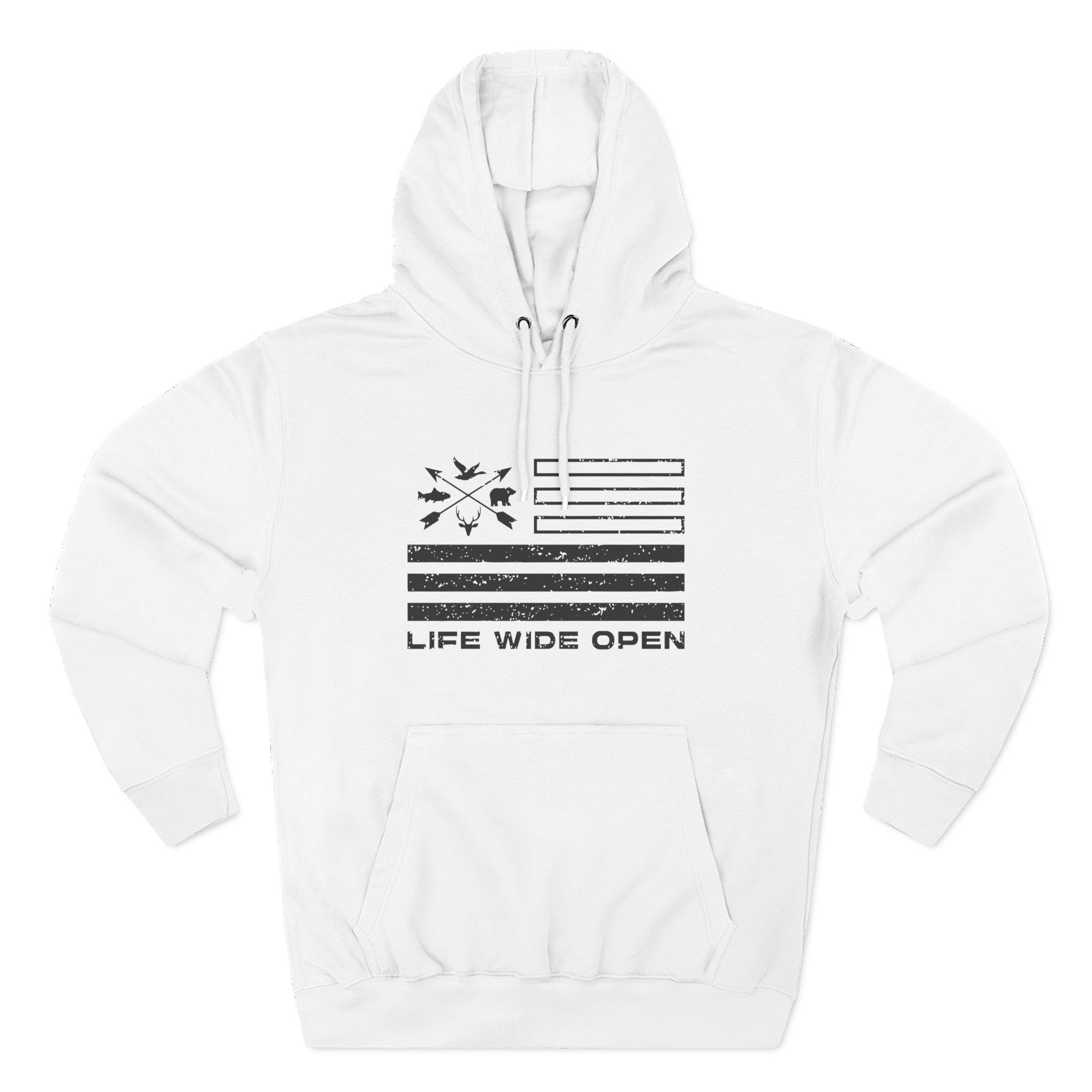 Cboystv Freedom Outdoors Three-Panel Fleece Hoodie