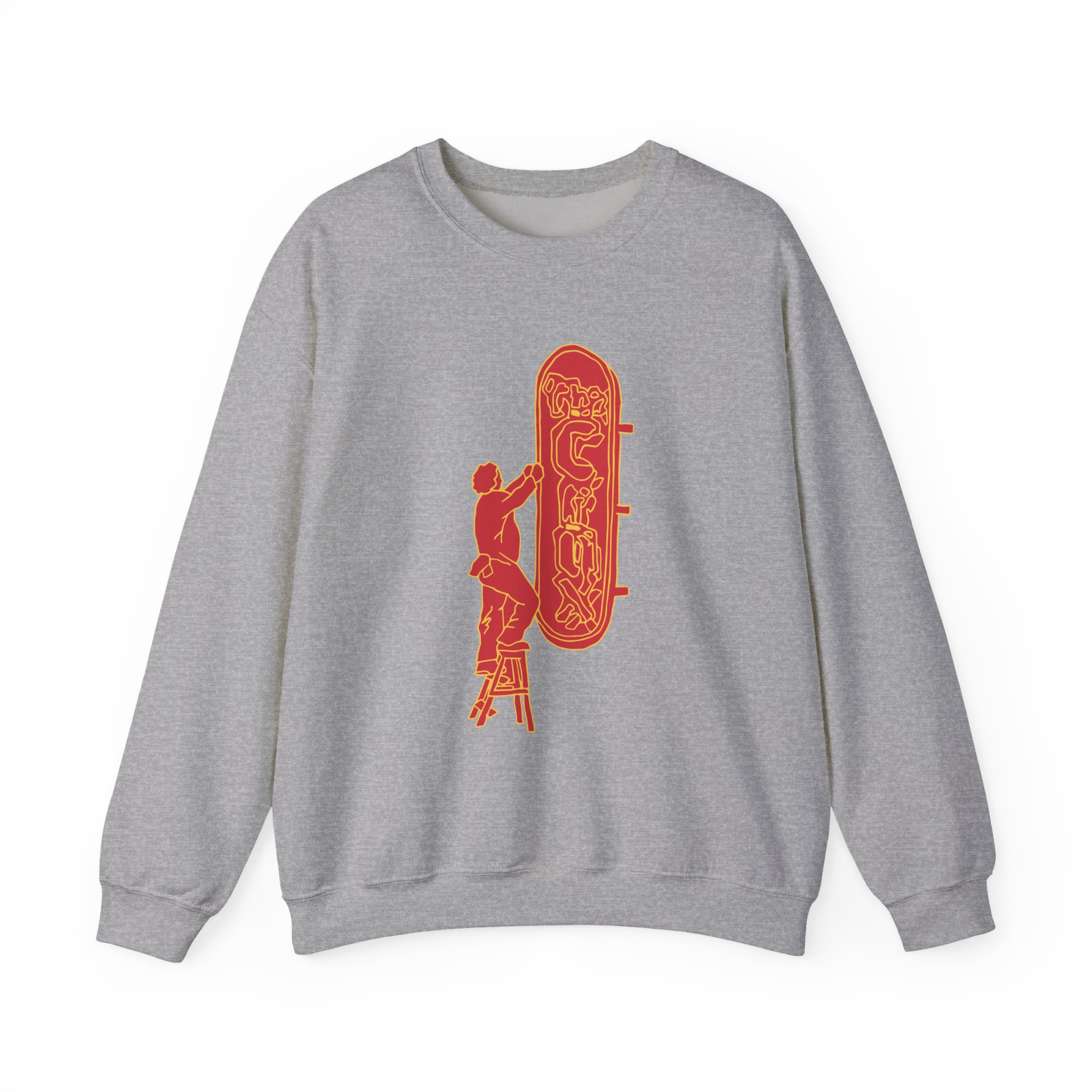 Djo The Crux Sign Unisex Heavy Blend™ Crewneck Sweatshirt - Image 3