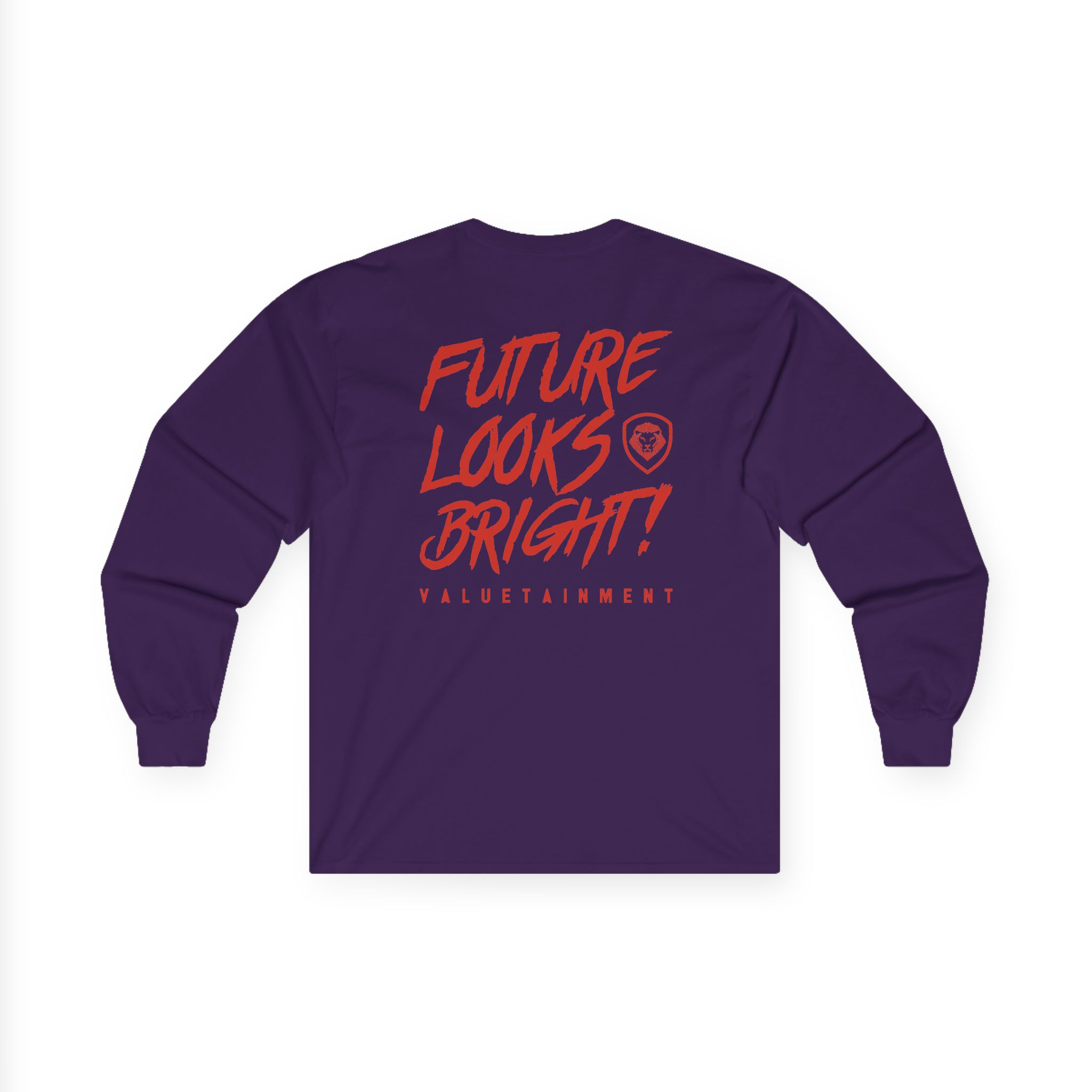 Valuetainment Future Looks Bright Unisex Ultra Cotton Long Sleeve Tee - Image 14