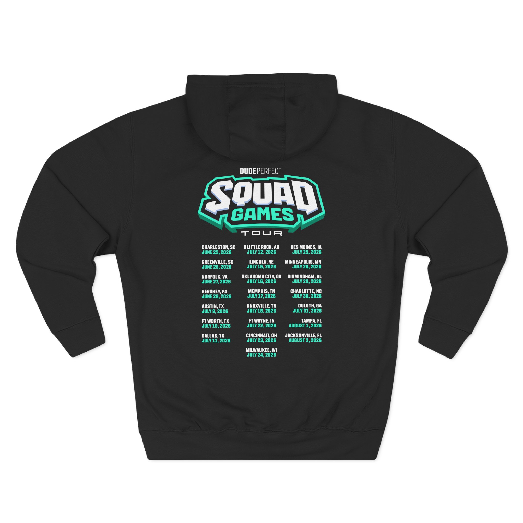 Dude Perfect Squad Games Tour Three-Panel Fleece Hoodie - Image 2