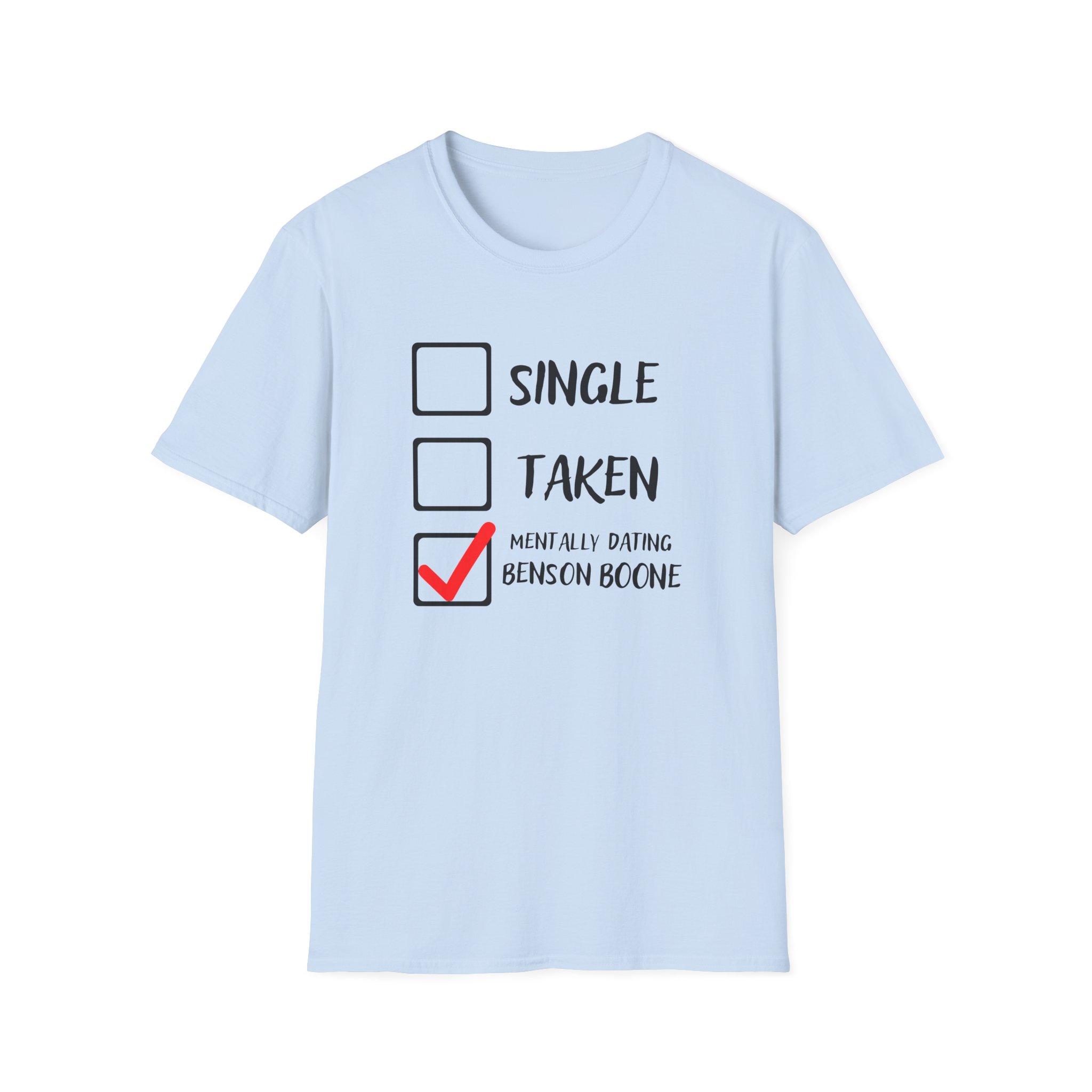 Benson Boone Mentally Dating Unisex Softstyle T-Shirt - Image 15