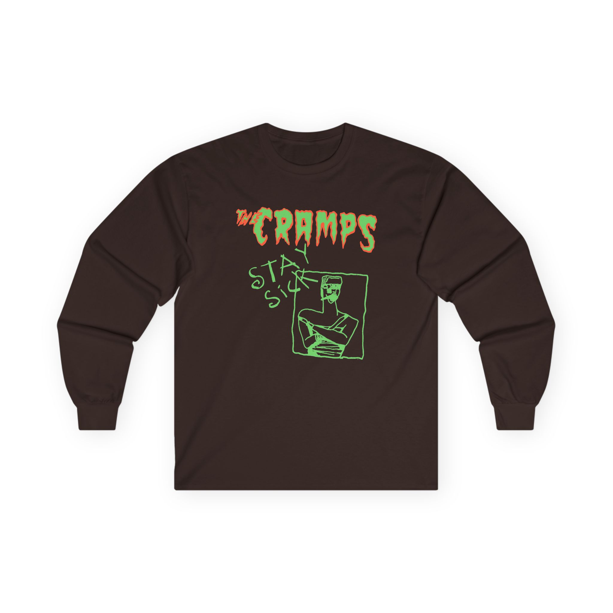 The Cramps Stay Sick Unisex Ultra Cotton Long Sleeve Tee - Image 3