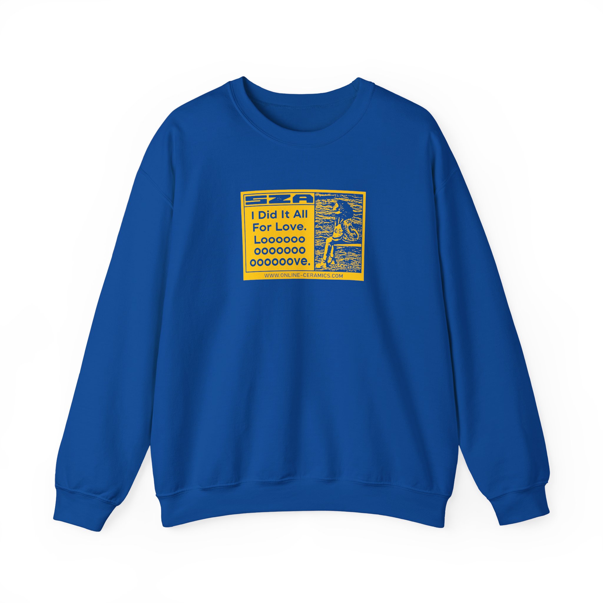 Sza Sos I Did It All for Love North America Unisex Heavy Blend™ Crewneck Sweatshirt - Image 13