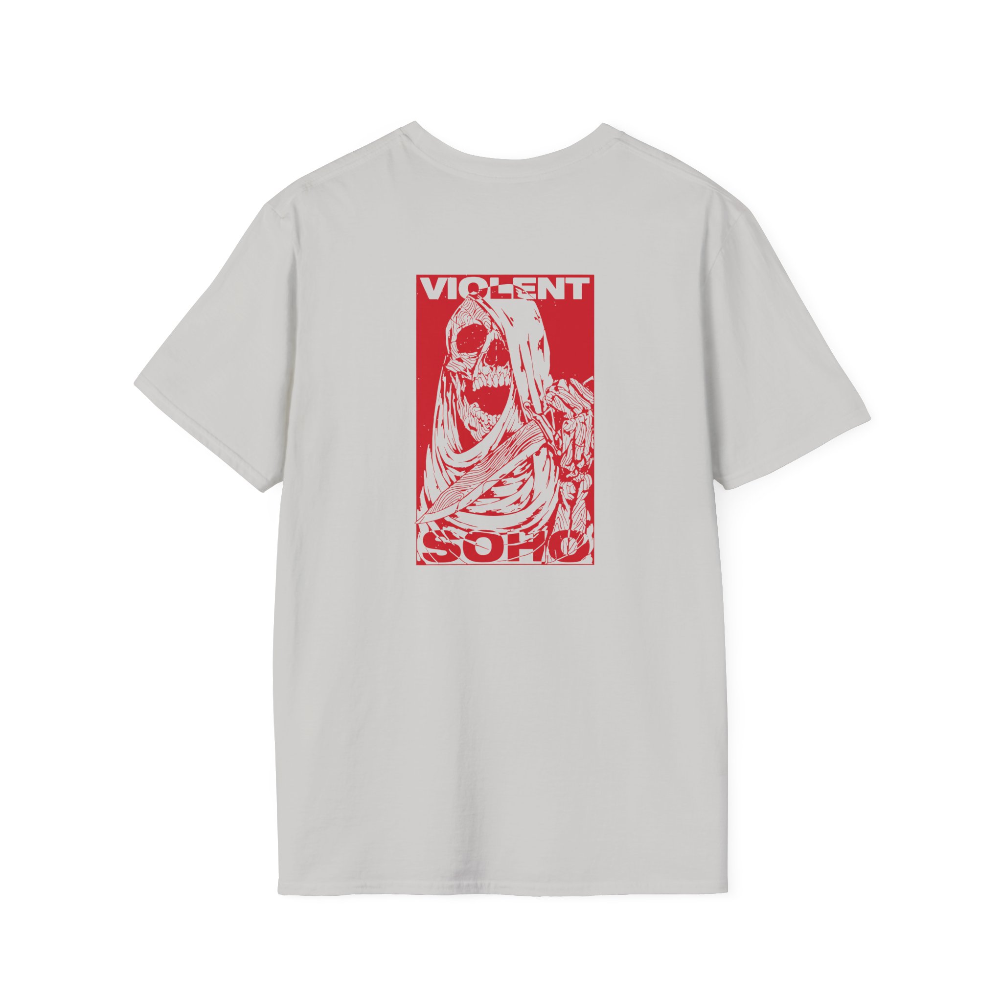 Violent Soho Skull Unisex Softstyle T-Shirt - Image 8