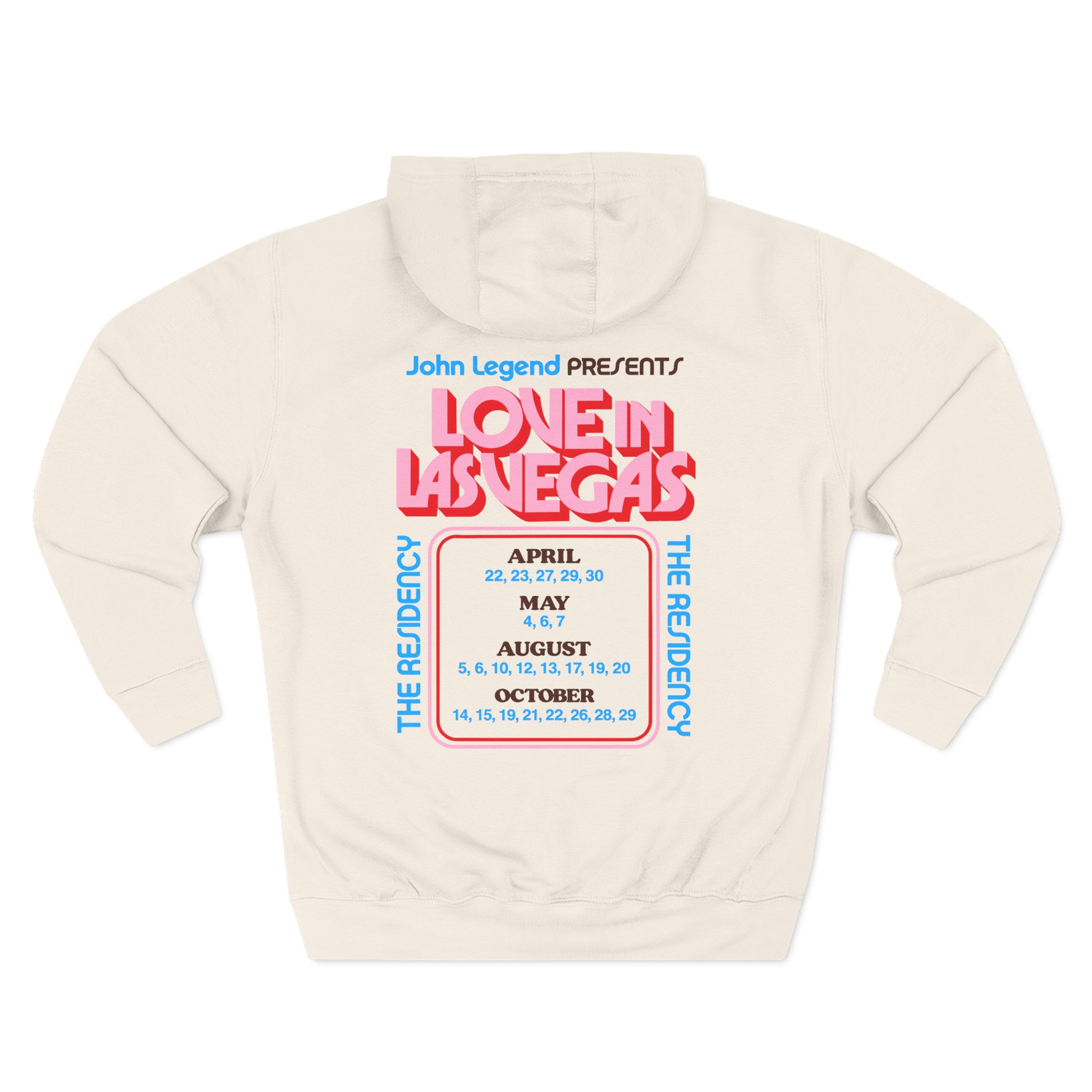 John Legend Love In Las Vegas Three-Panel Fleece Hoodie - Image 10