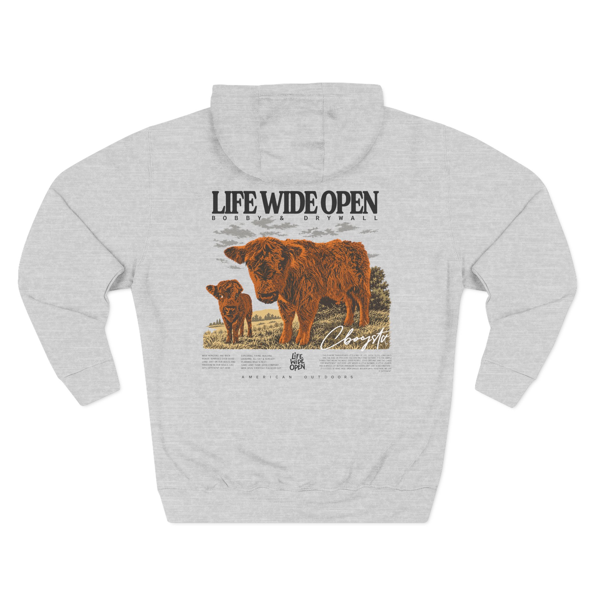 Cboystv Bobby Drywall Three-Panel Fleece Hoodie - Image 4