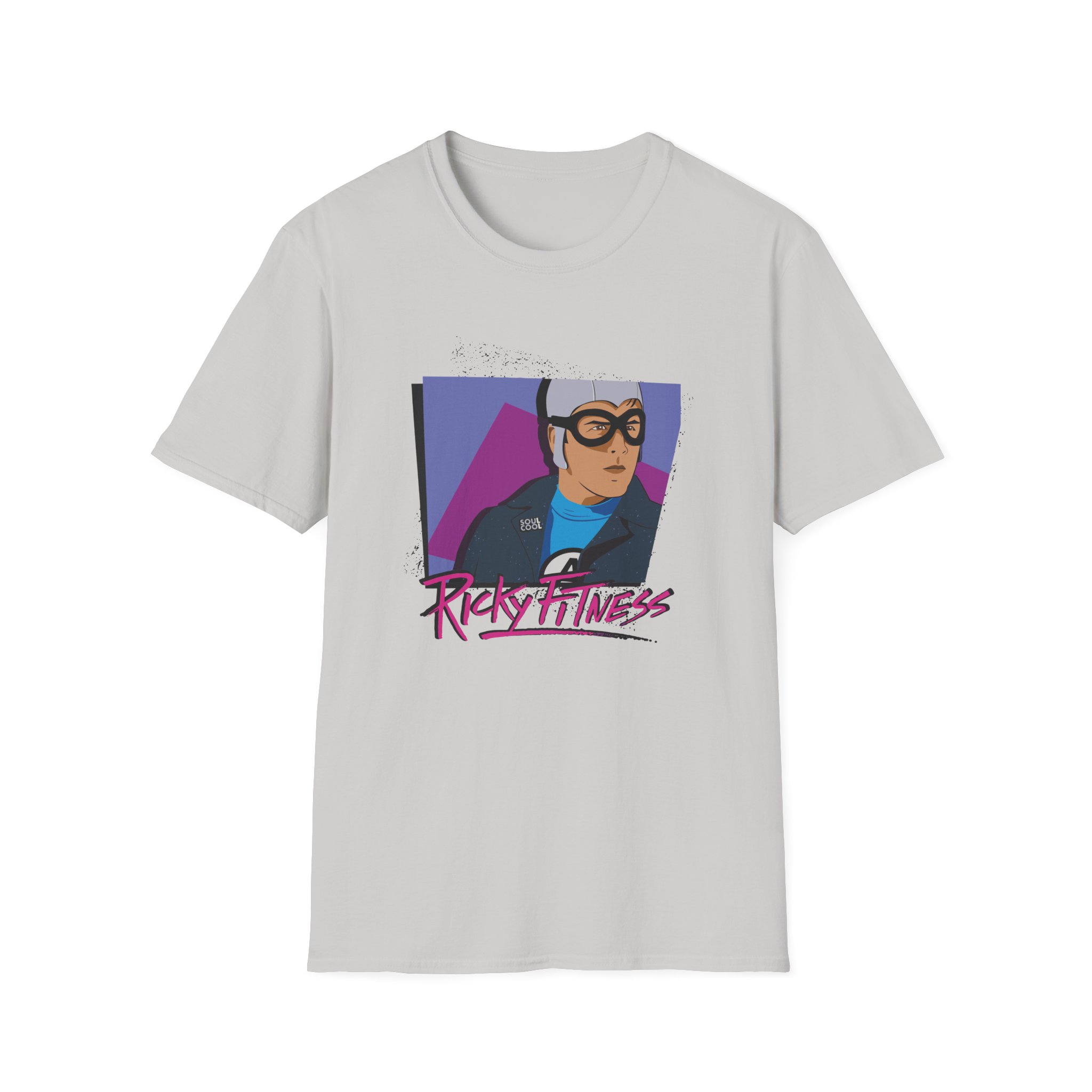 The Aquabats Ricky Fitness Soul Cool Unisex Softstyle T-Shirt - Image 7