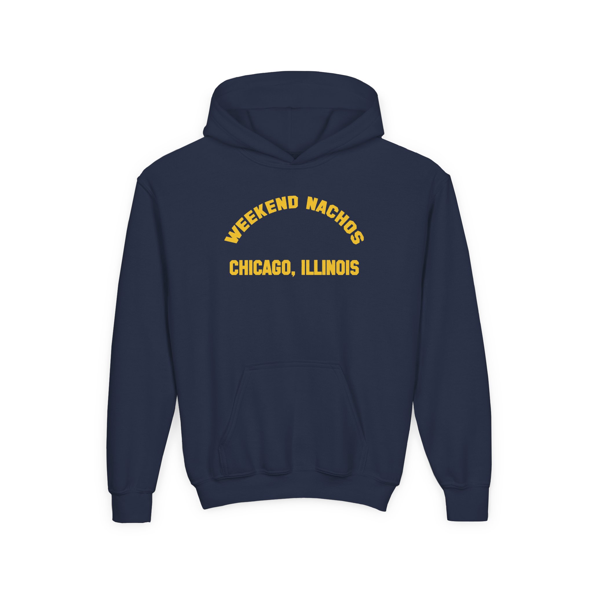 Youth Weekend Nachos Watch You Suffer Heavy Blend Hooded Sweatshirt - Image 9