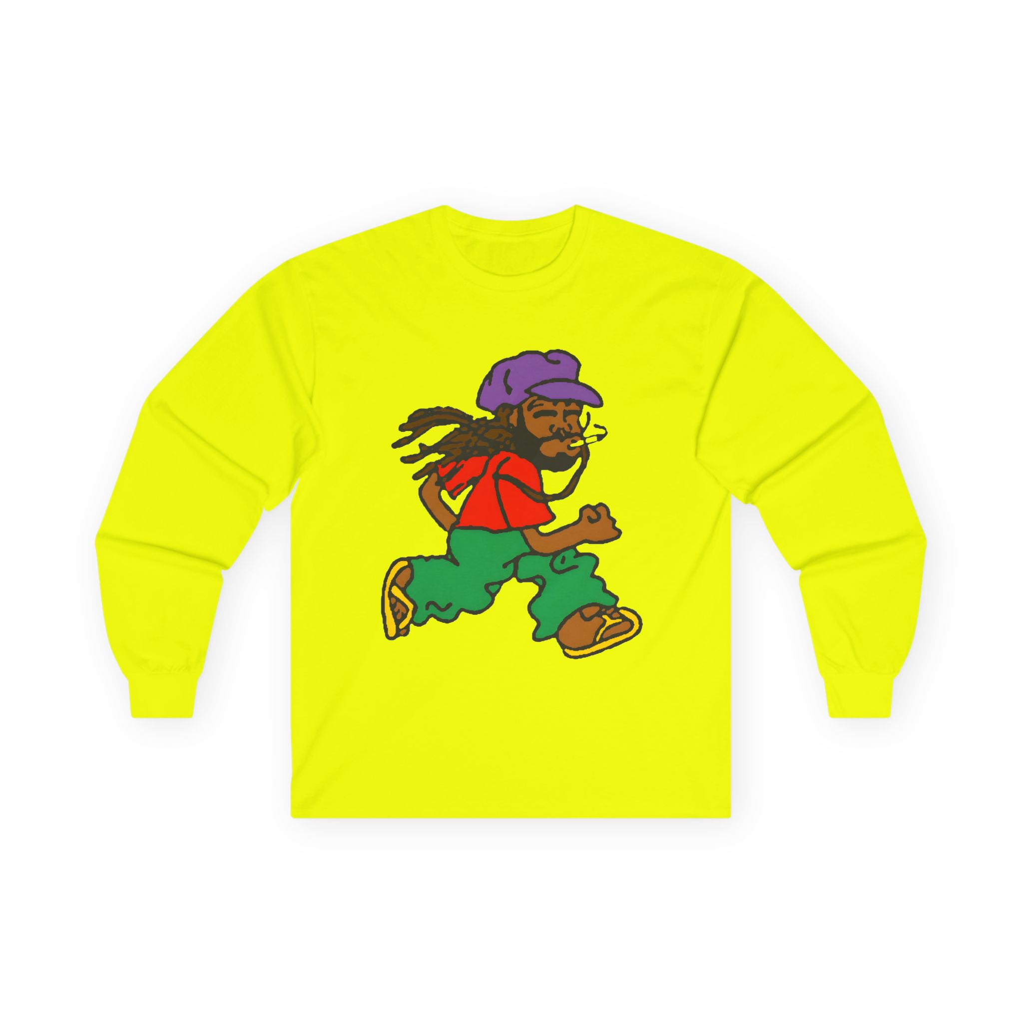 Aminé Running Man Unisex Ultra Cotton Long Sleeve Tee - Image 9
