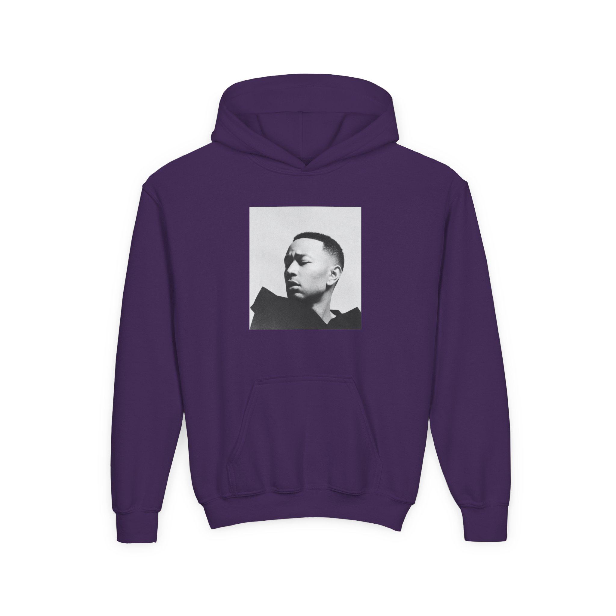 John Legend Darkness Lyrics Youth Heavy Blend Hooded Sweatshirt - Image 21