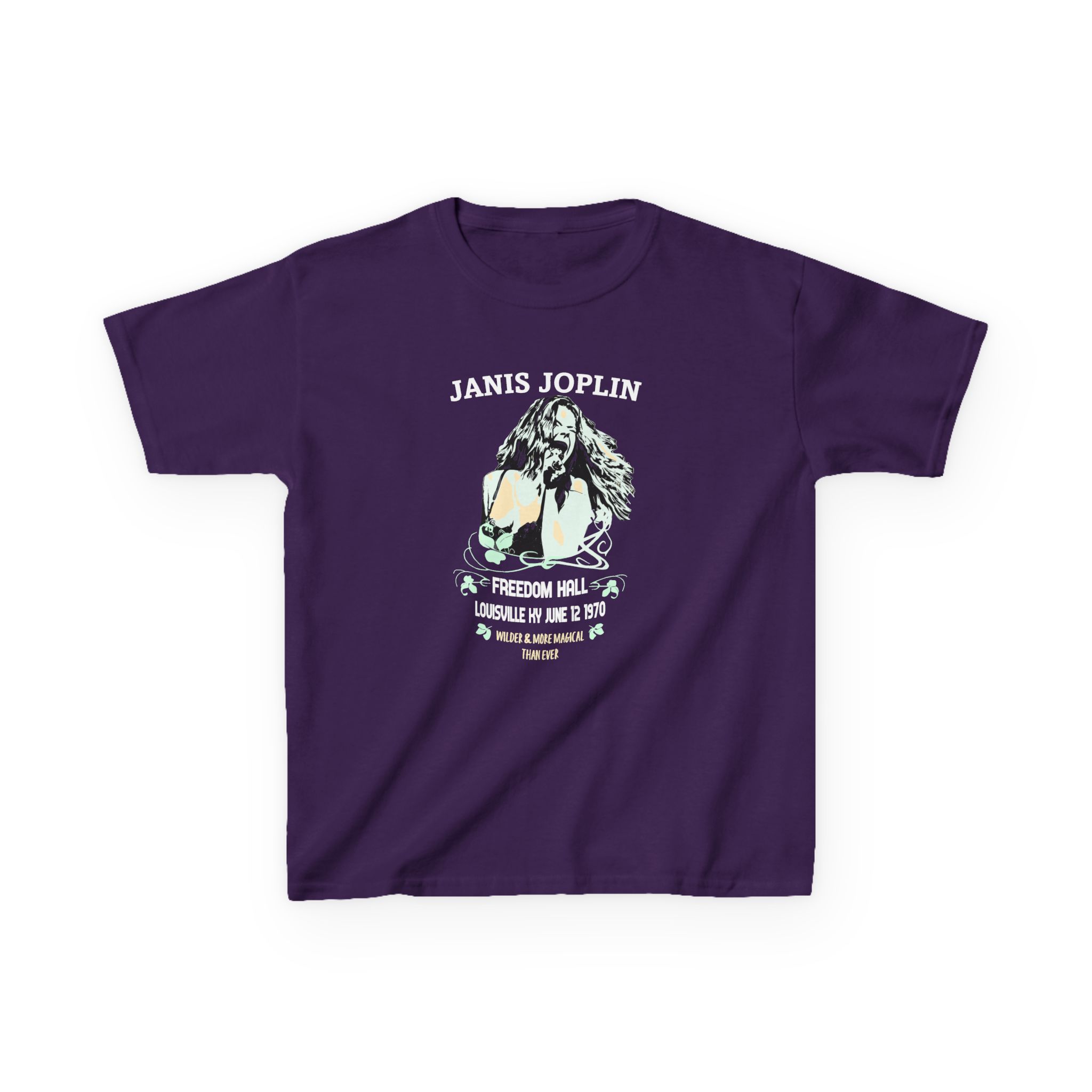 Janis Joplin Freedom Hall Kids Heavy Cotton™ Tee - Image 11