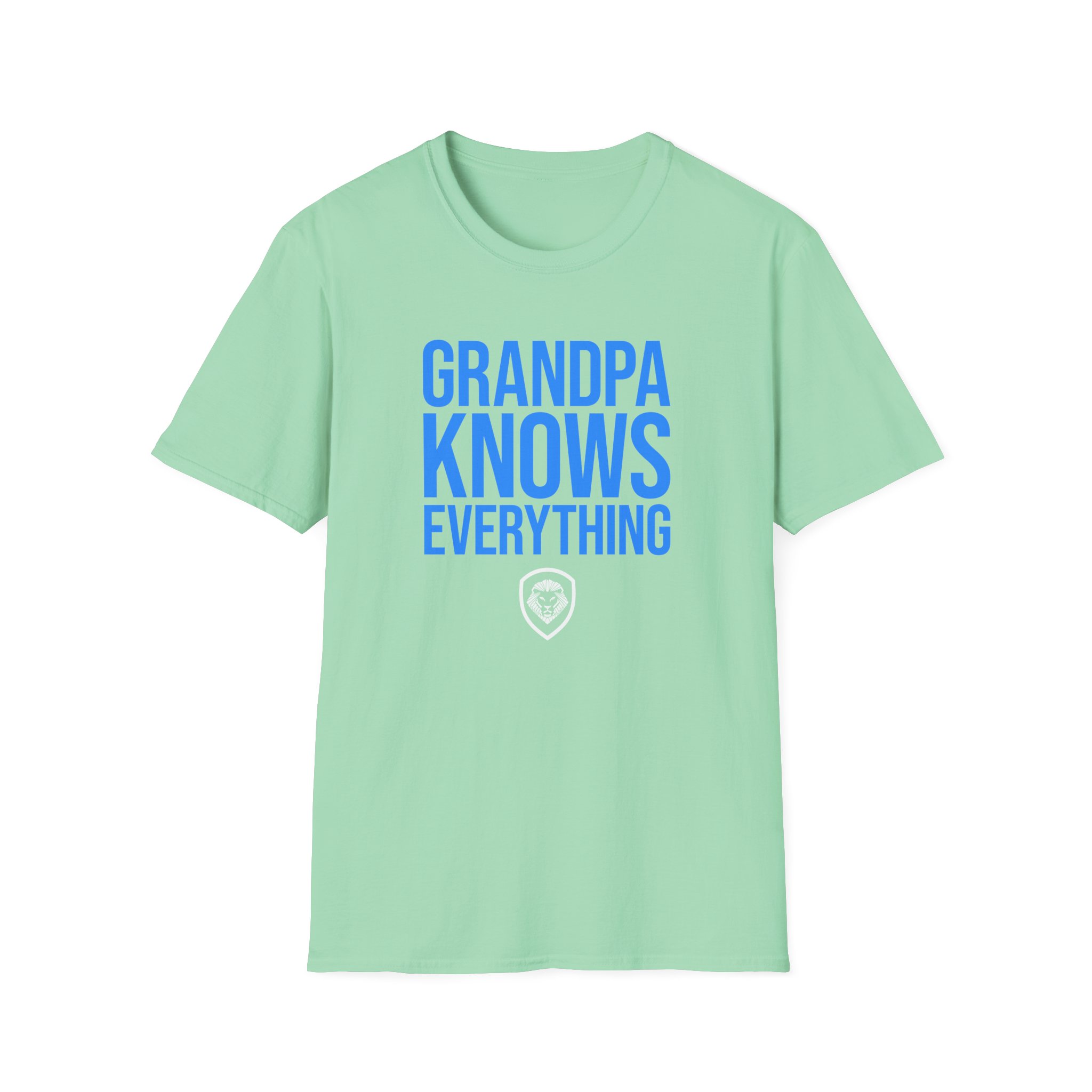 Valuetainment Grandpa Knows Everything Unisex Softstyle T-Shirt - Image 11
