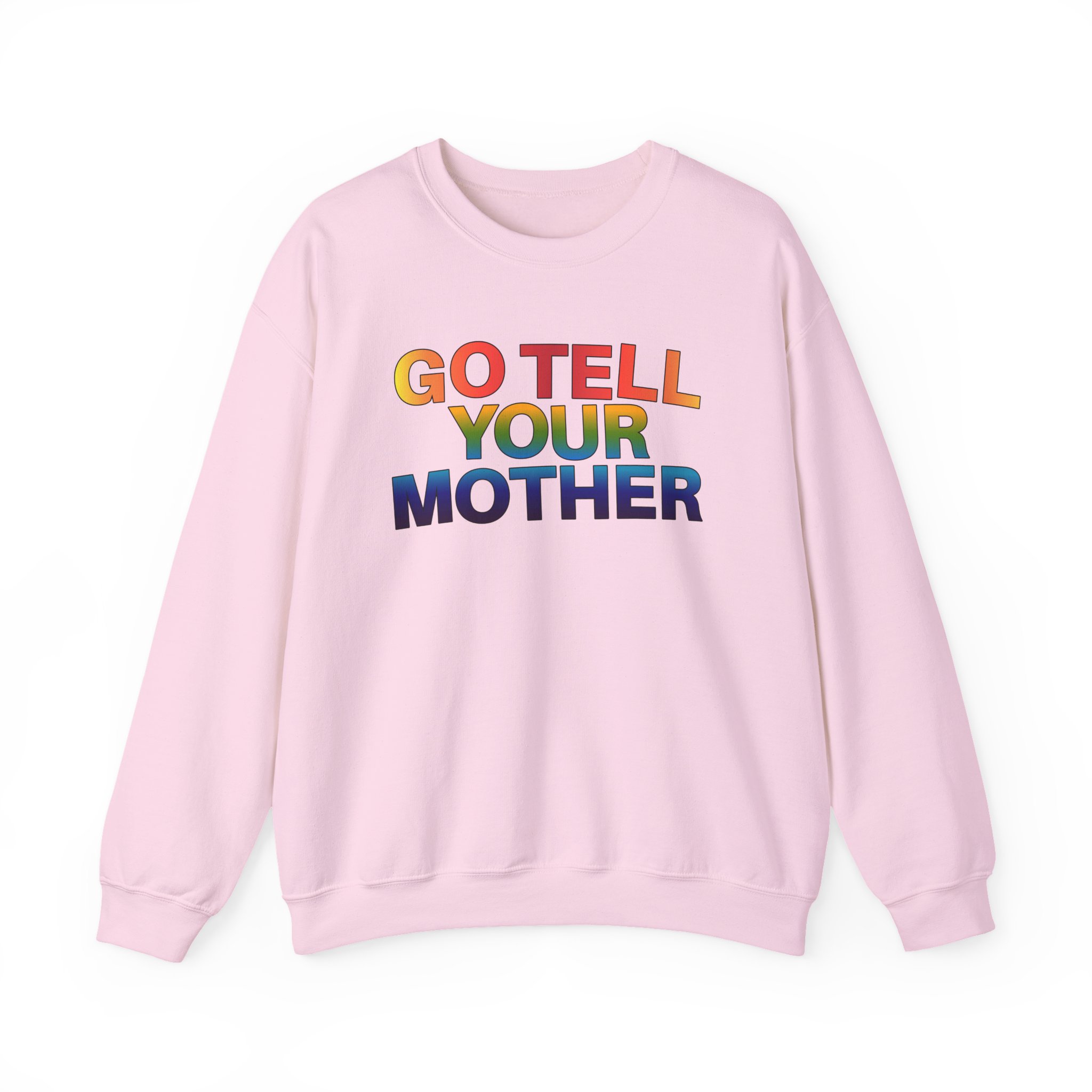 D L Go Tell Your Mother Unisex Heavy Blend™ Crewneck Sweatshirt - Image 9