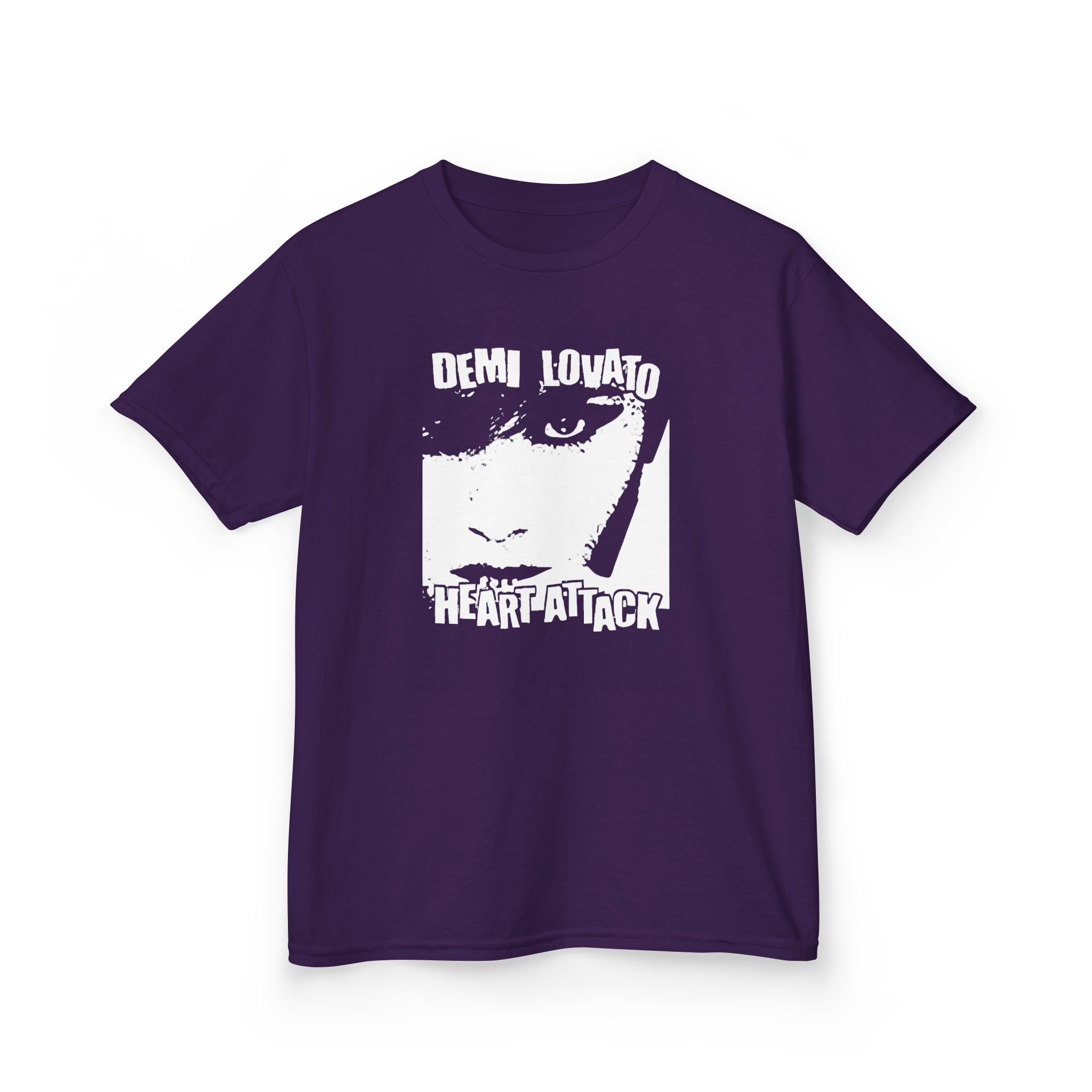 D L Heart Attack Anniversary Kids Heavy Cotton™ Tee - Image 11