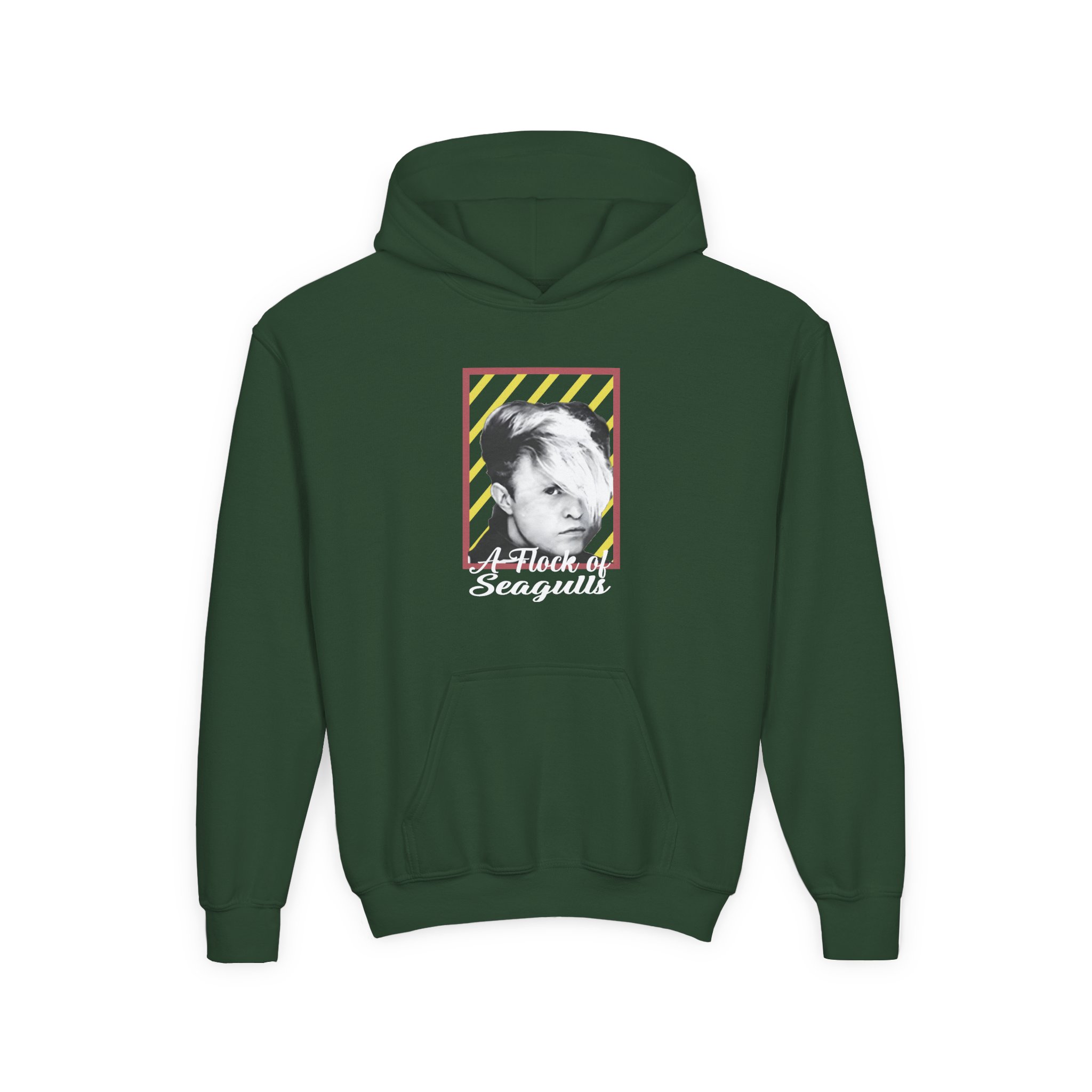 A Flock of Seagulls Neon Youth Heavy Blend Hooded Sweatshirt - Image 3