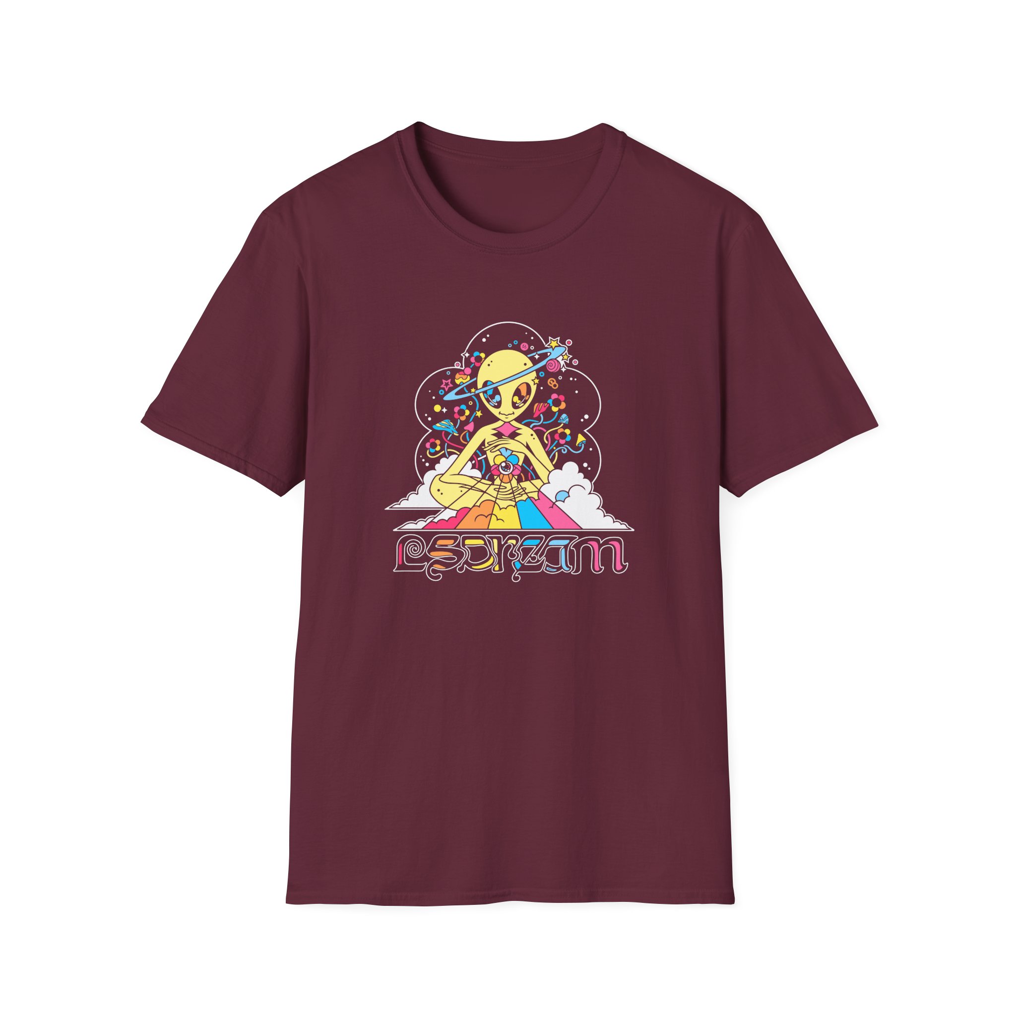 Lsdream Cosmic Love Unisex Softstyle T-Shirt - Image 3