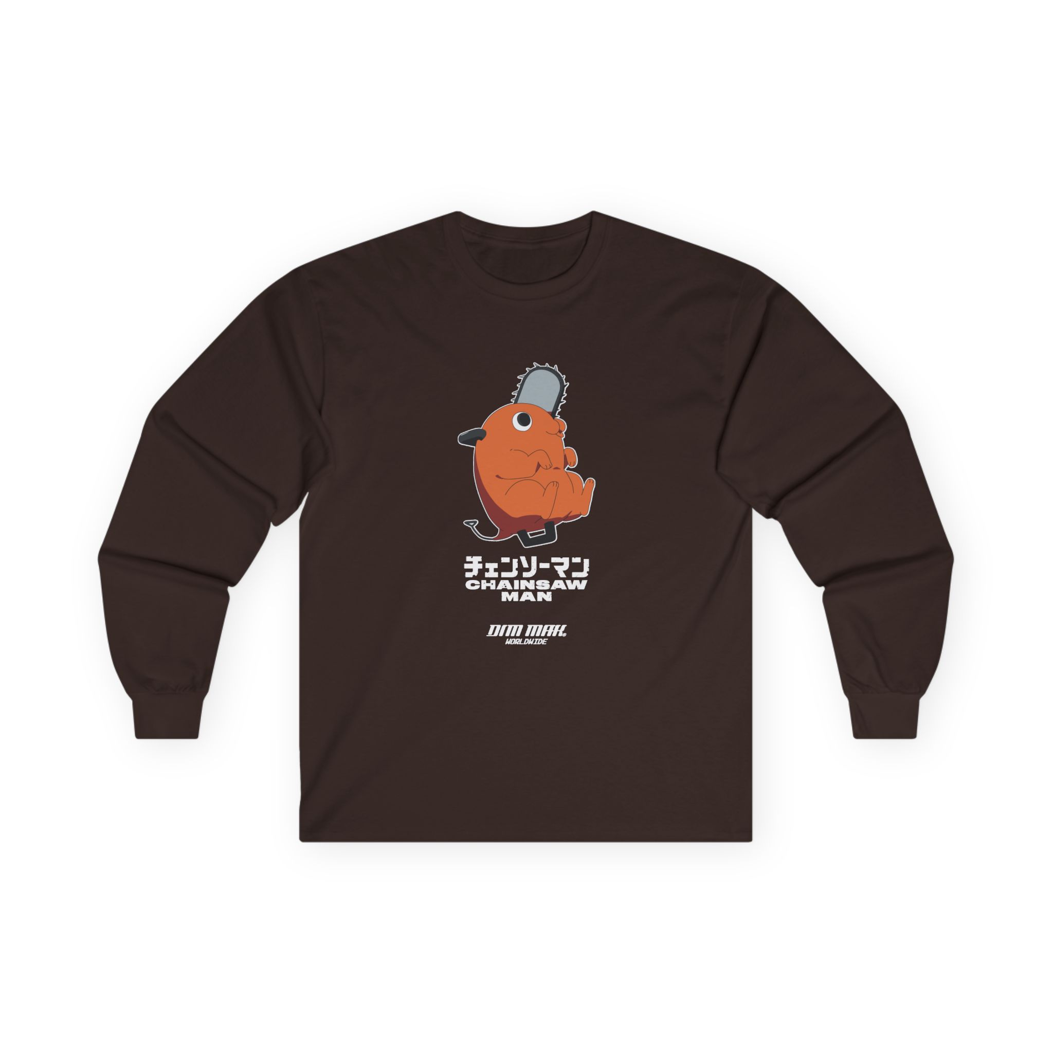 Chainsaw Man X Dim Mak Pochita Unisex Ultra Cotton Long Sleeve Tee - Image 5