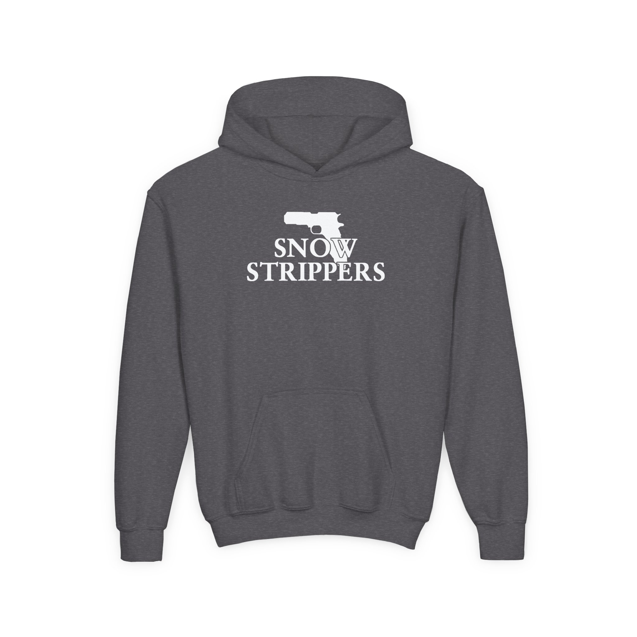 Youth Snow Strippers Heavy Blend Hooded Sweatshirt - Image 7
