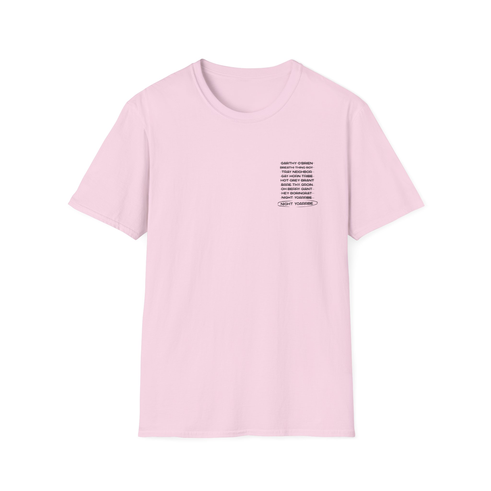 Dropout Night Yorb Anagram Unisex Softstyle T-Shirt - Image 23