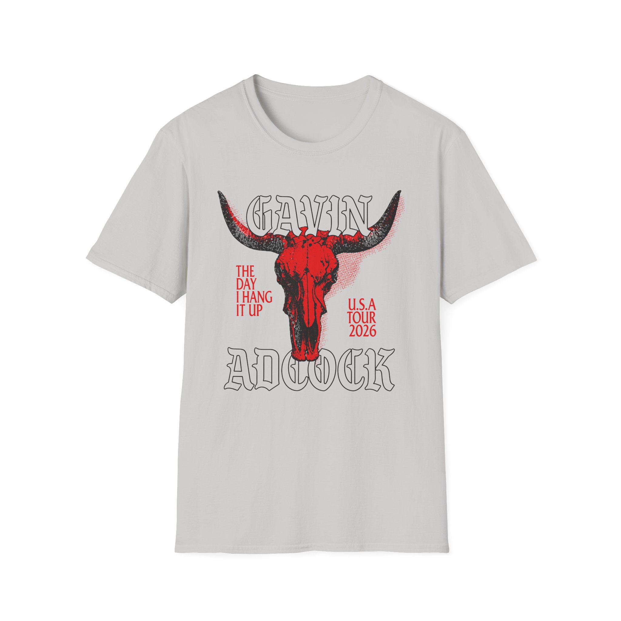 Gavin Adcock Ivory Steerhead Unisex Softstyle T-Shirt - Image 7