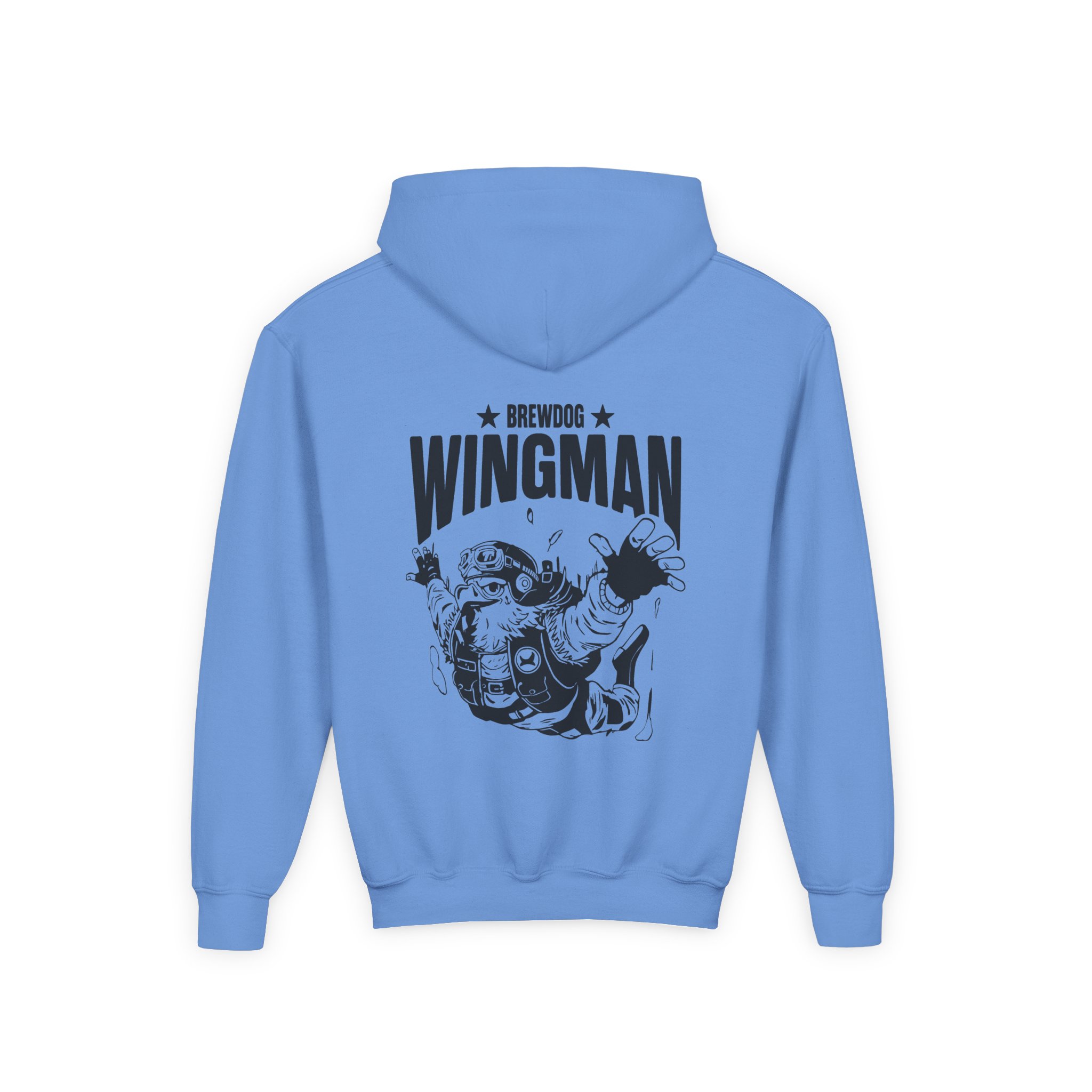 Brewdog Wingman Aviator Youth Heavy Blend Hooded Sweatshirt - Image 6