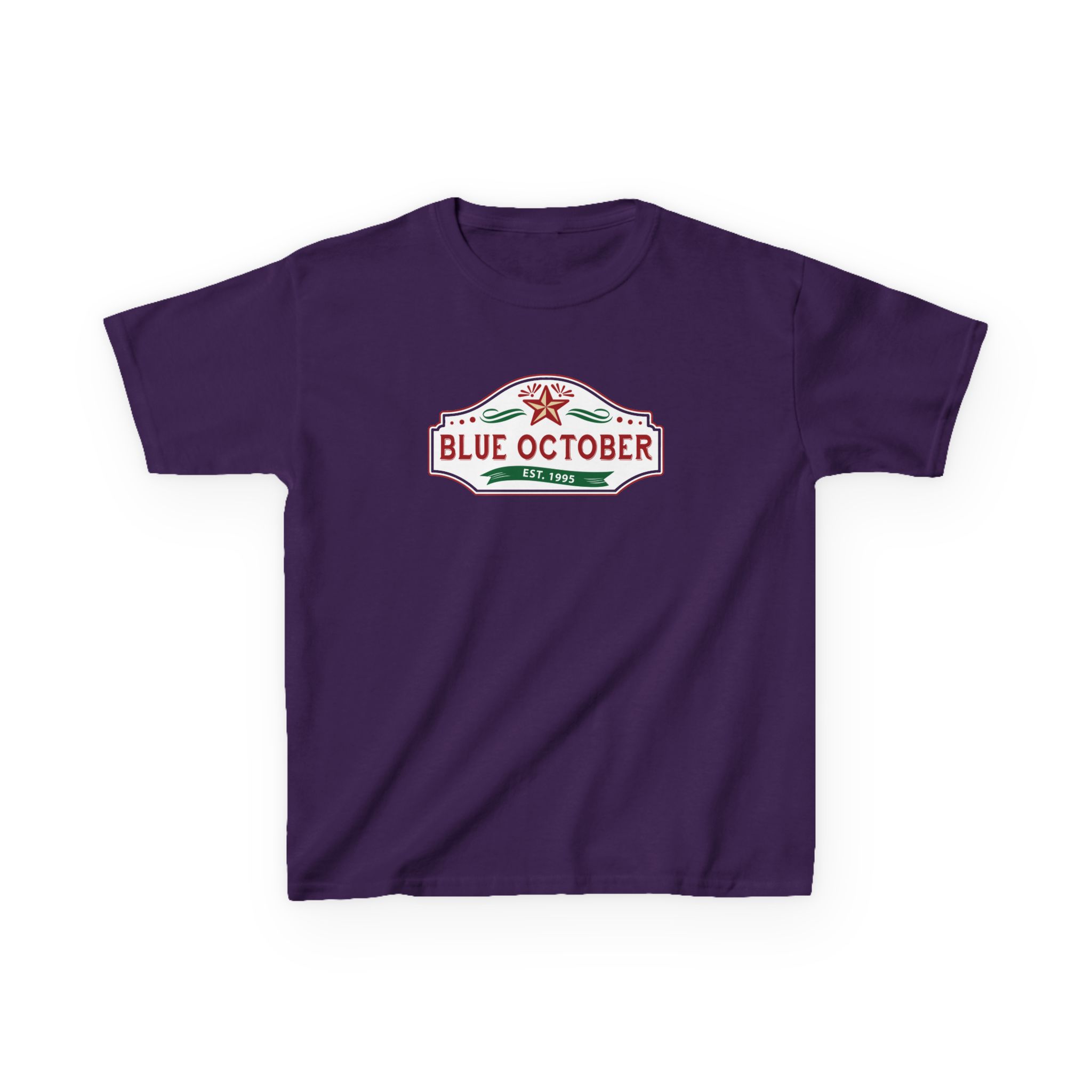 Blue October Est 1995 Kids Heavy Cotton™ Tee - Image 11