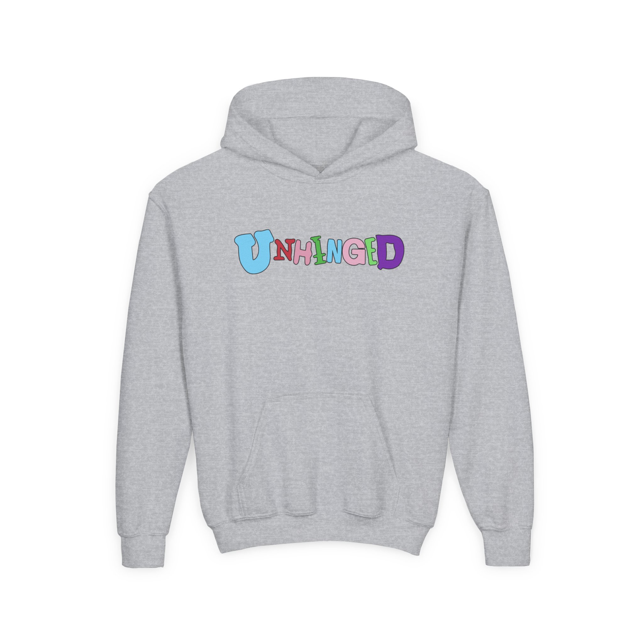 Garrett Watts Unhinged Youth Heavy Blend Hooded Sweatshirt - Image 5