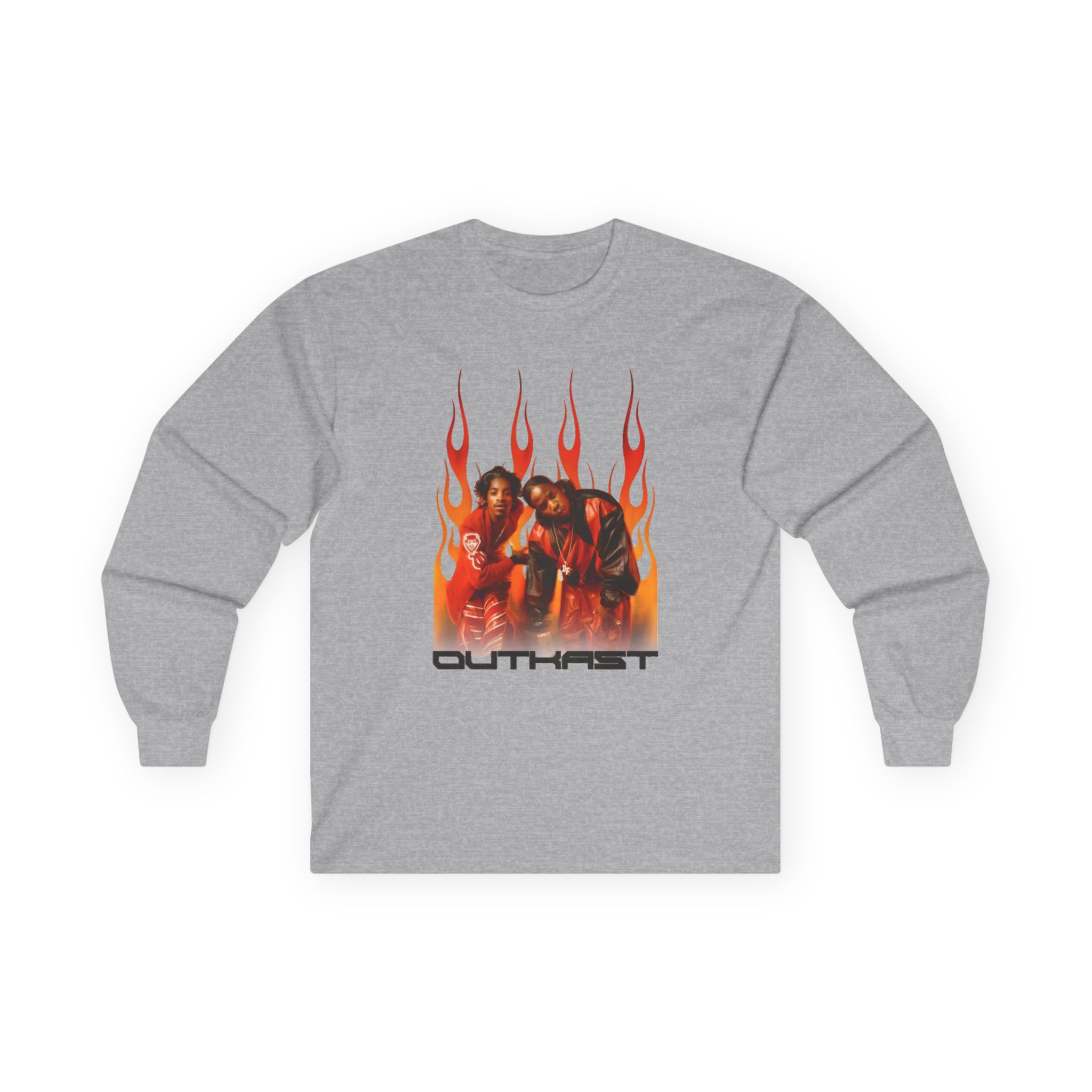 Outkast Flames Unisex Ultra Cotton Long Sleeve Tee - Image 5