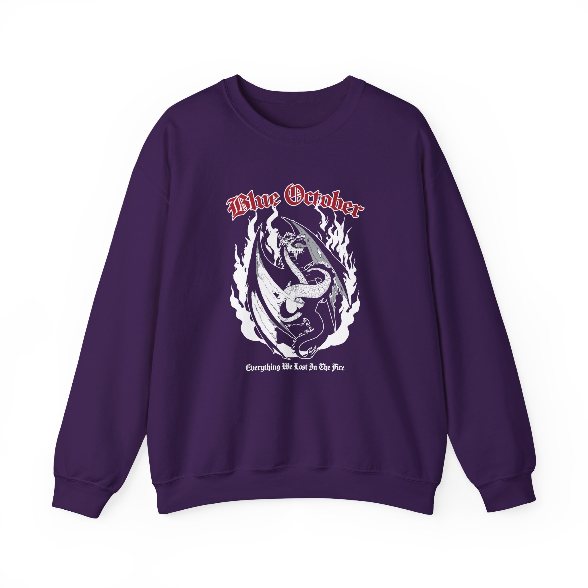 Blue October Ewlitf Dragon Unisex Heavy Blend™ Crewneck Sweatshirt - Image 13