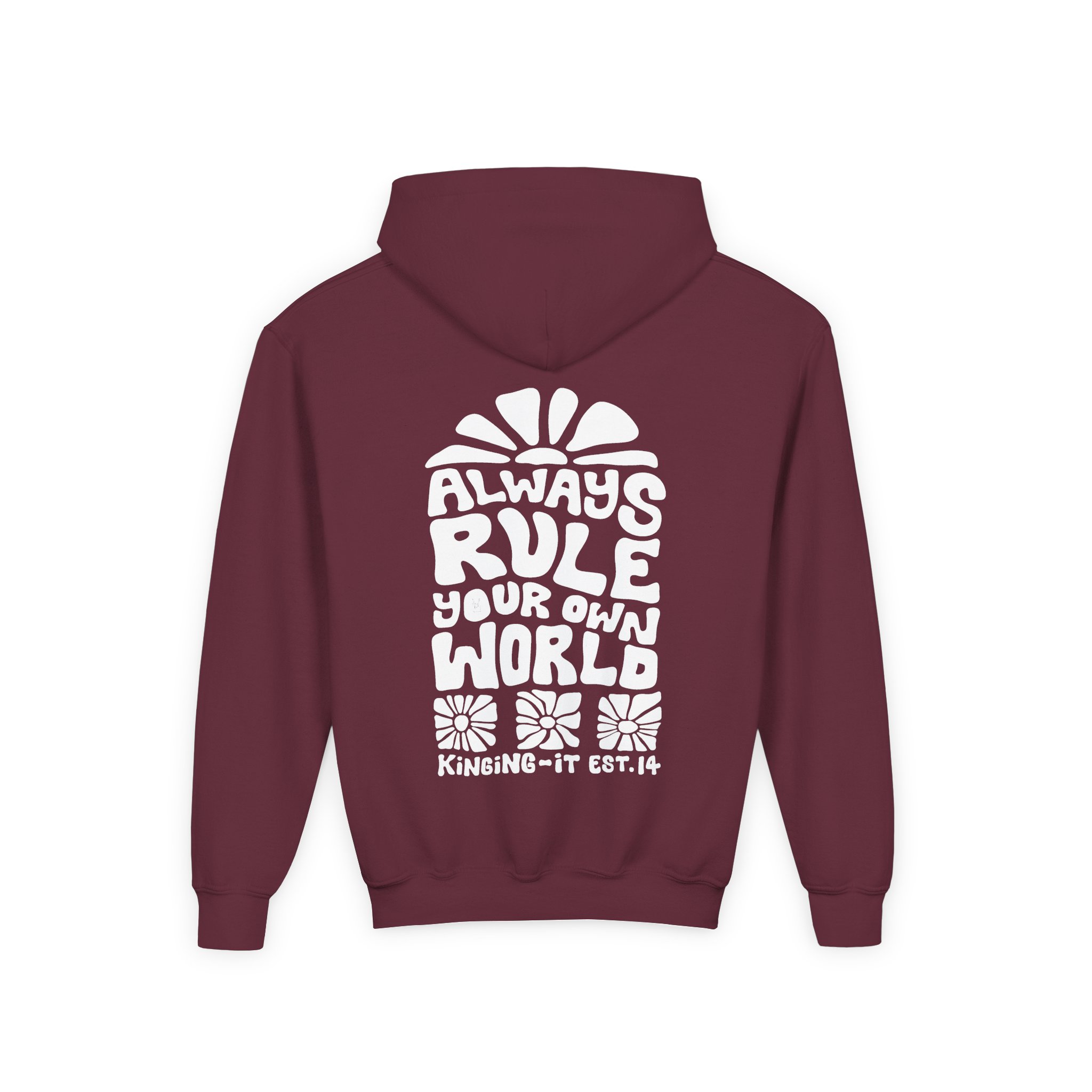 Kinging It Ryow Youth Heavy Blend Hooded Sweatshirt - Image 4