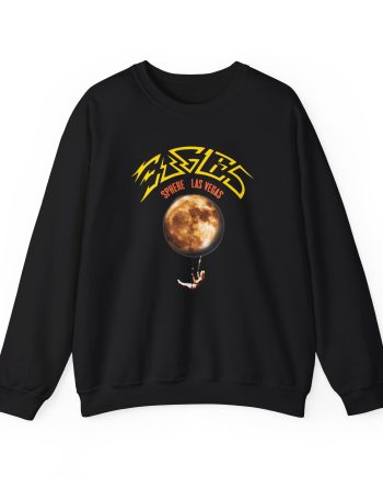 The Eagles Sphere Moon Trapeze Unisex Heavy Blend™ Crewneck Sweatshirt