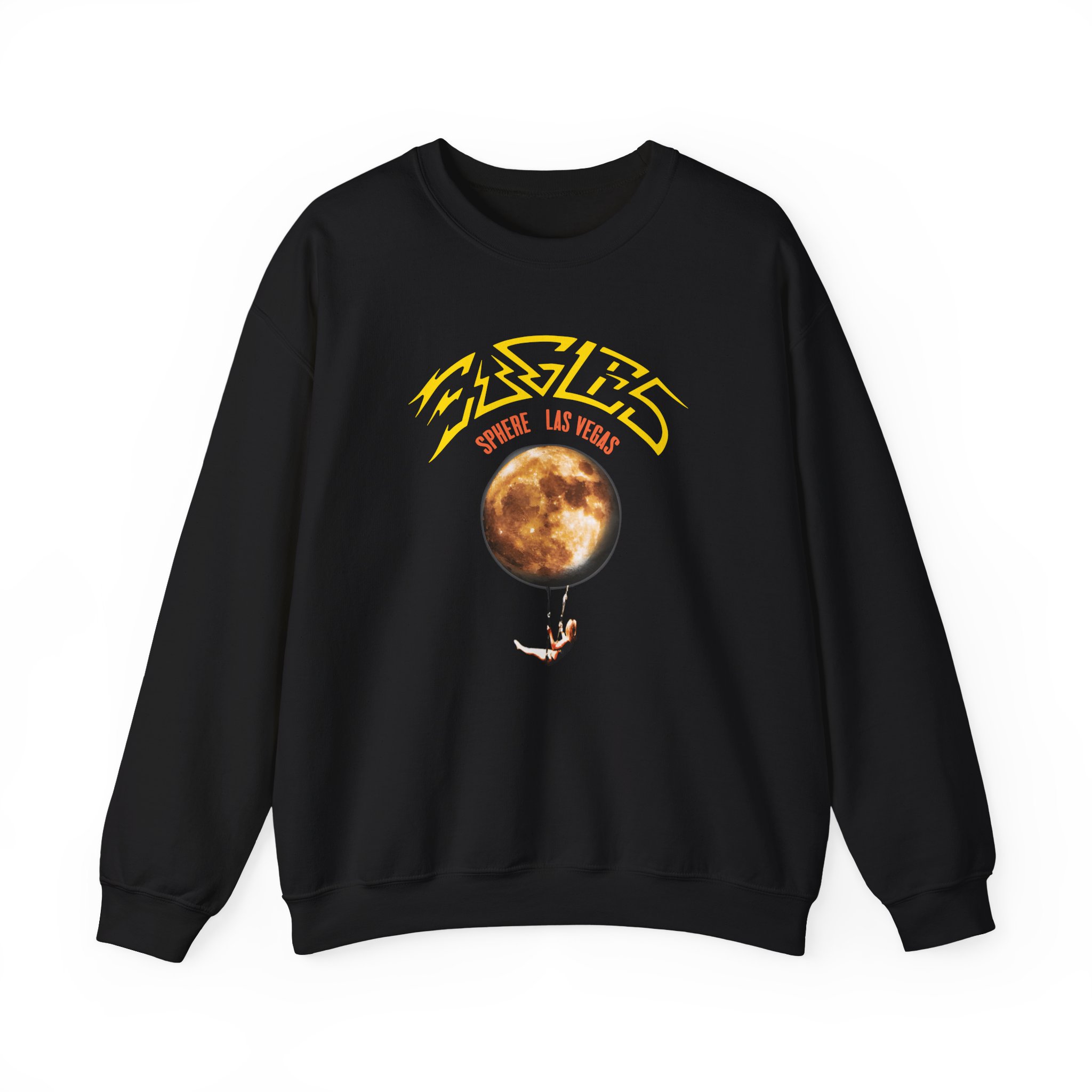 The Eagles Sphere Moon Trapeze Unisex Heavy Blend™ Crewneck Sweatshirt