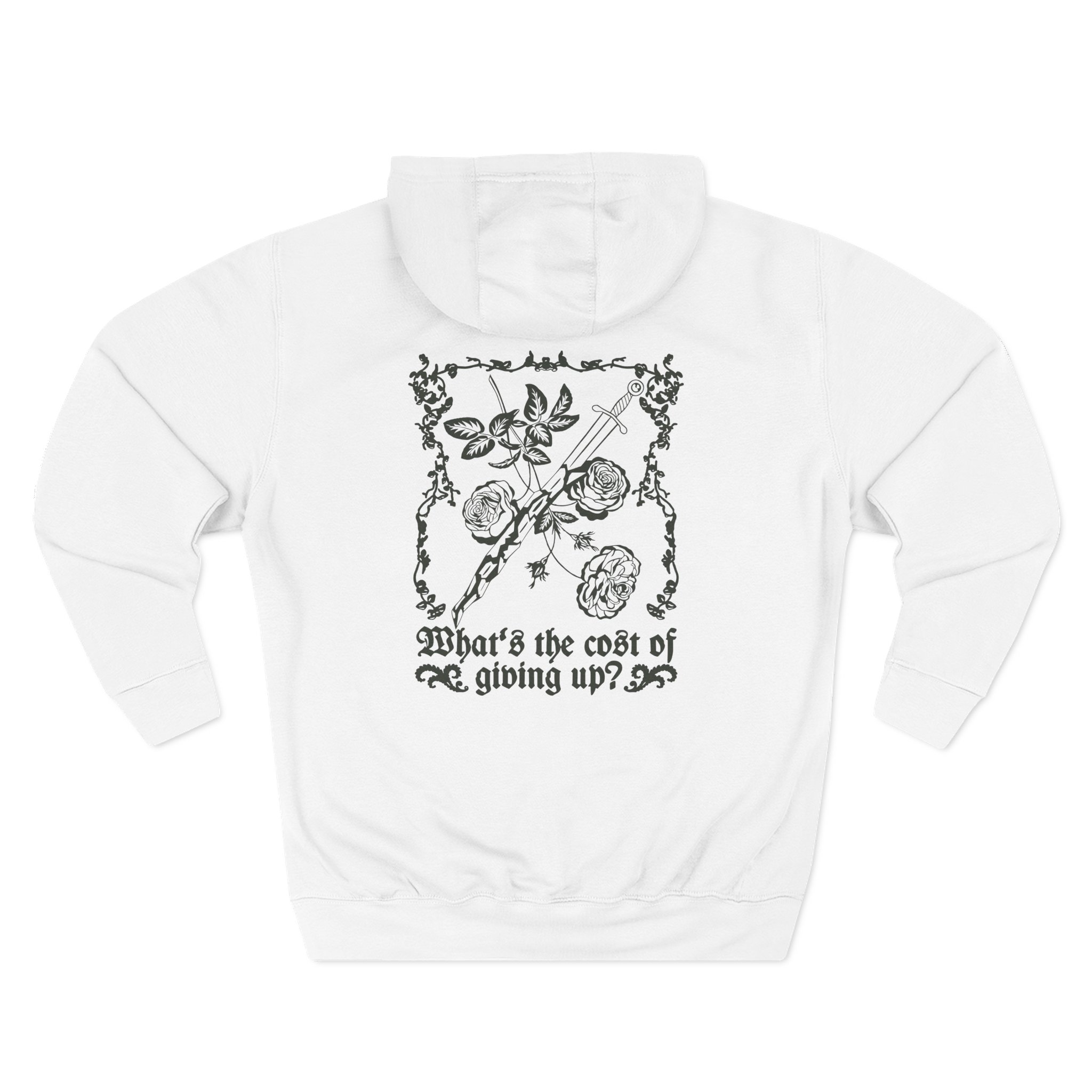 Poppy Cost Of Giving Up Three-Panel Fleece Hoodie - Image 2