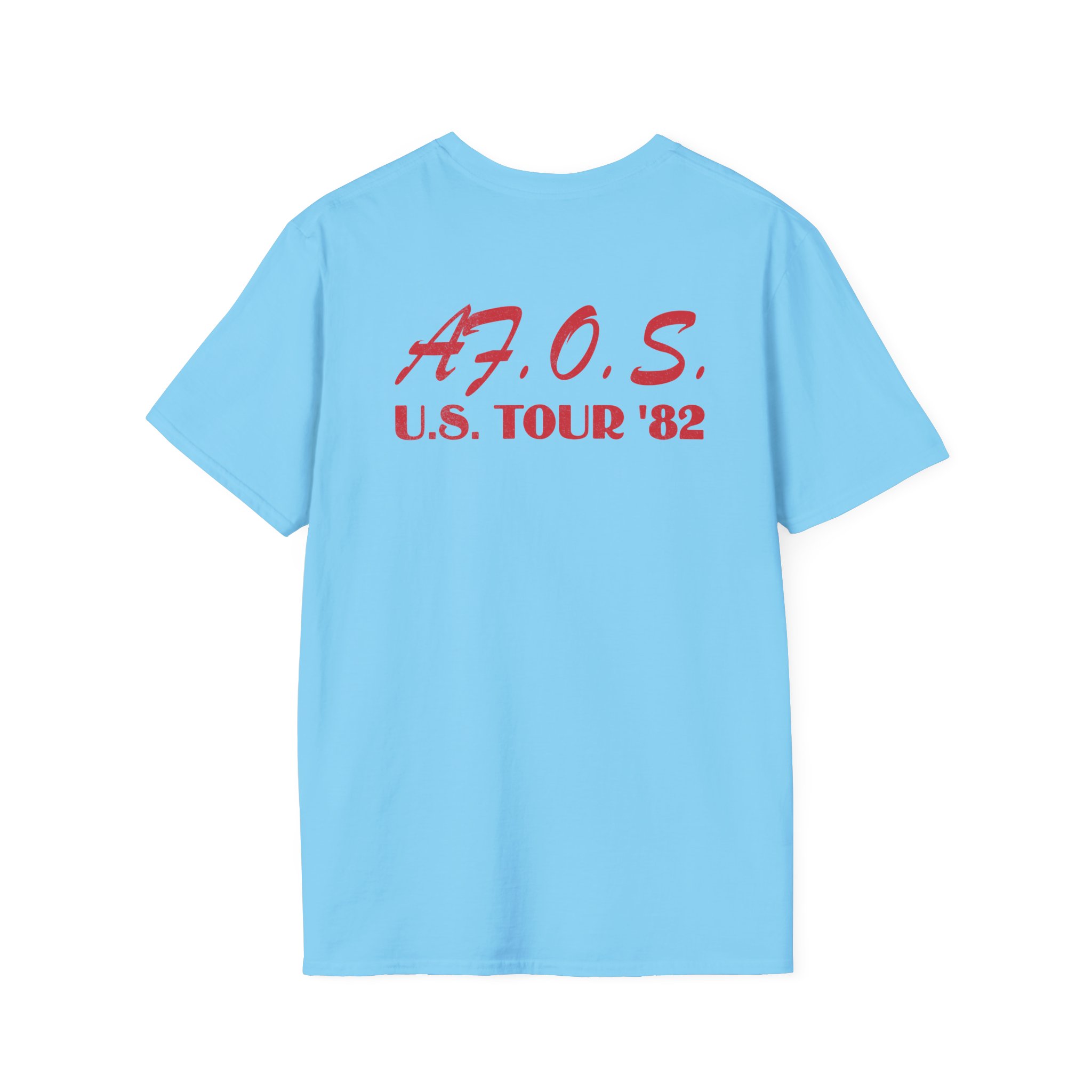 A Flock of Seagulls Us 1982 Tour Unisex Softstyle T-Shirt - Image 16